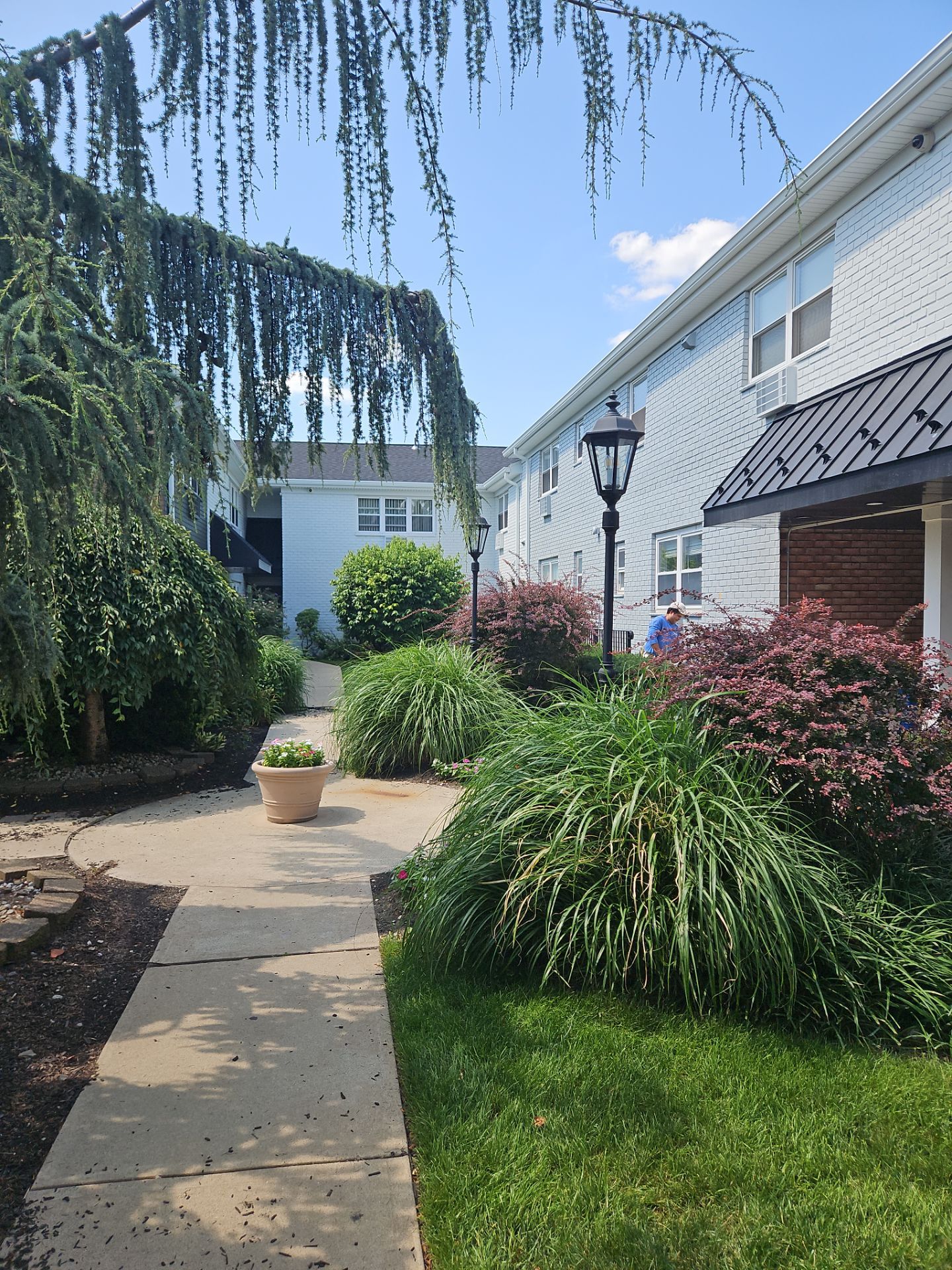 Multi-Unit Apartment Complex Exterior Brick Painting Project in Hackensack by Spectrum Painting, LLC