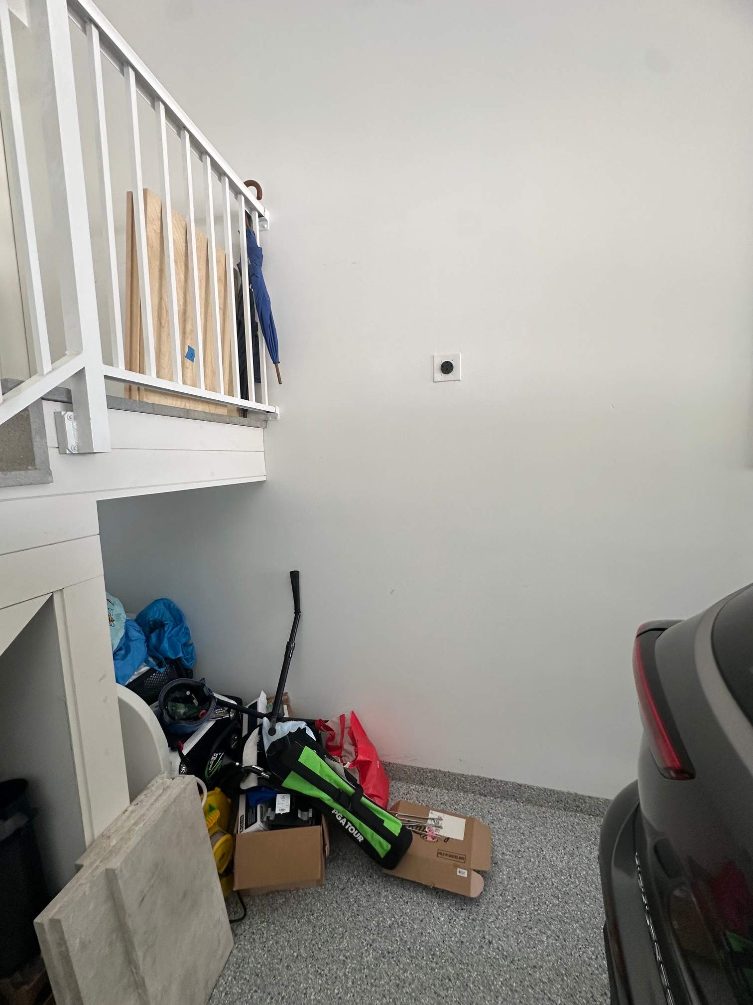Custom Garage Storage Cabinets and Epoxy Floor Coating in Tampa by Square 1 Garage and Closet Solutions