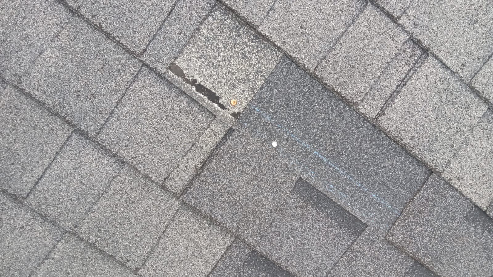 Hail Damage using Owen's Corning Duration (Lifetime) Shingles by Roof Repair Company