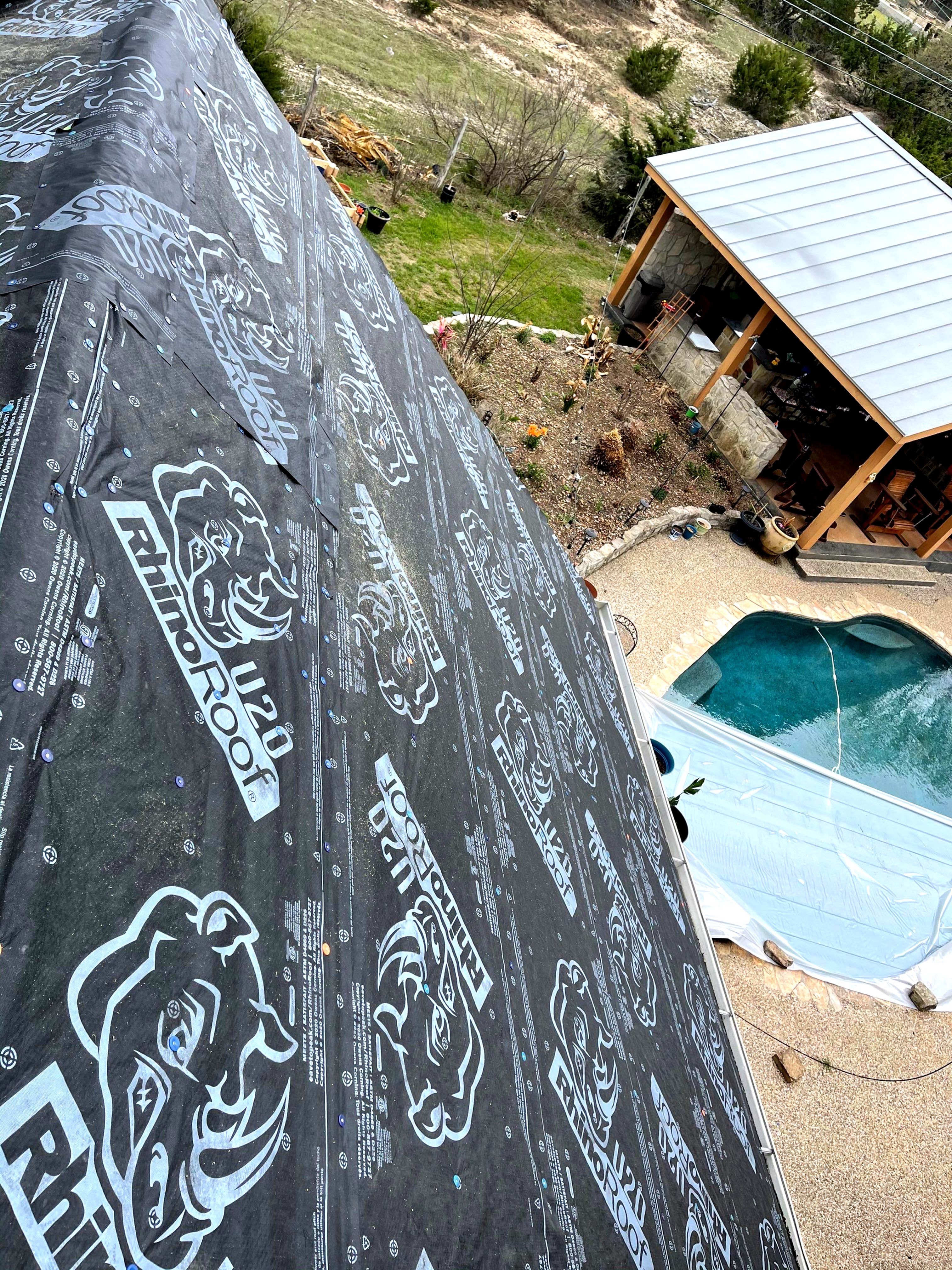 Residential Metal Roof Installation using McElroy Metal by Premier Roofing and Contracting