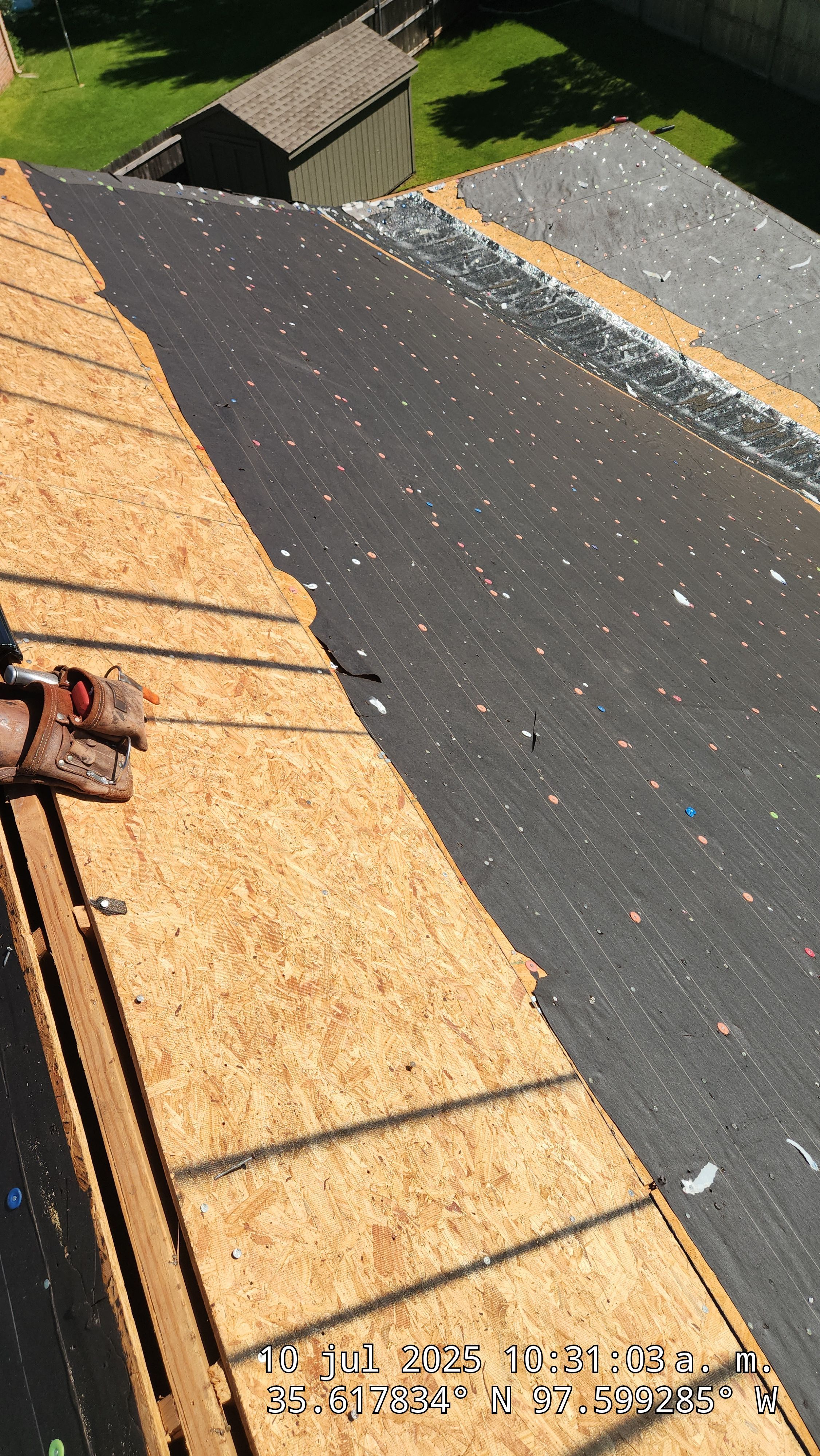 Residential Roofing Installation using GAF by Castillo Roofing