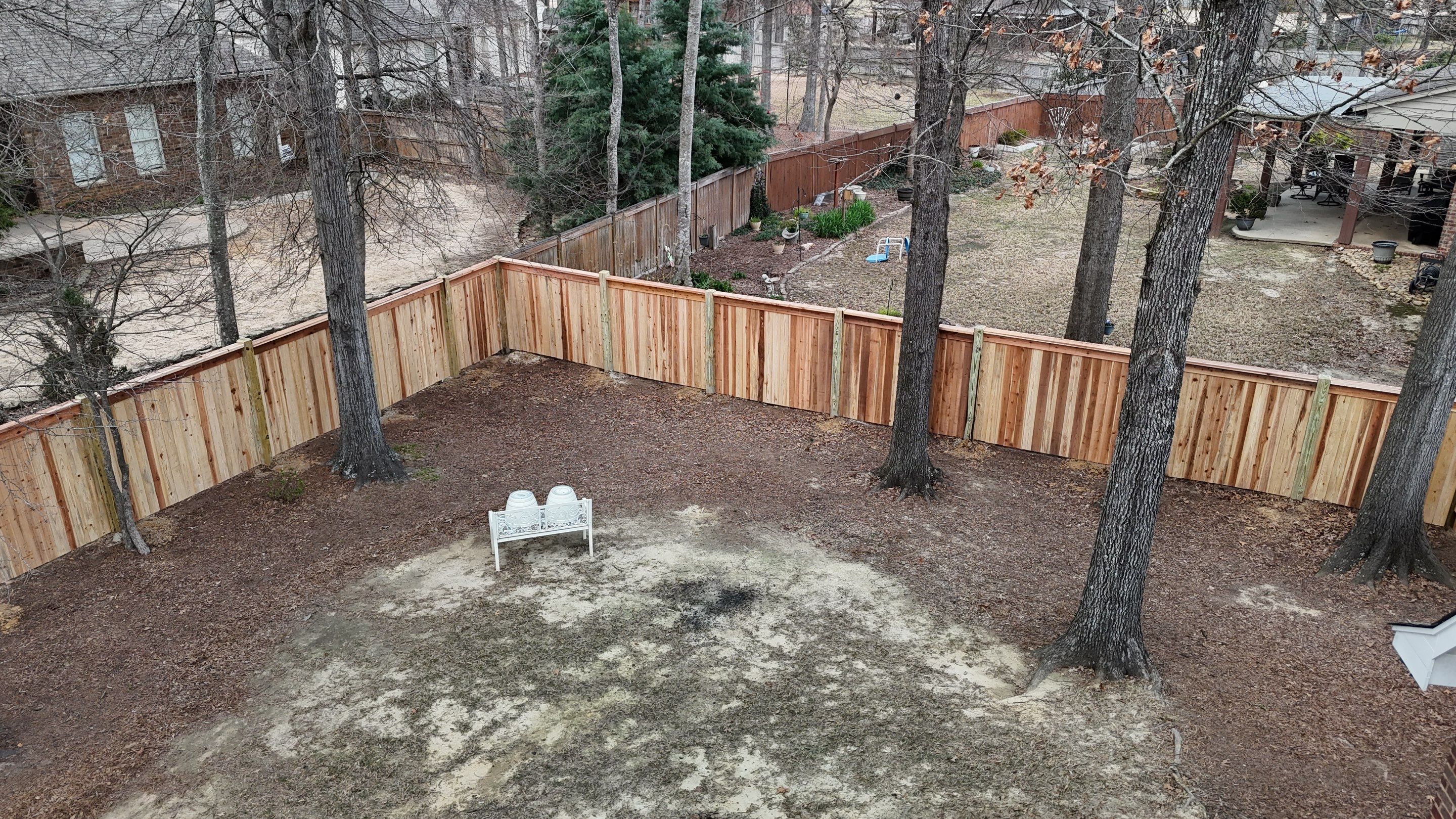 6' Cedar Good Neighbor 6x6  by Roberson Construction LLC