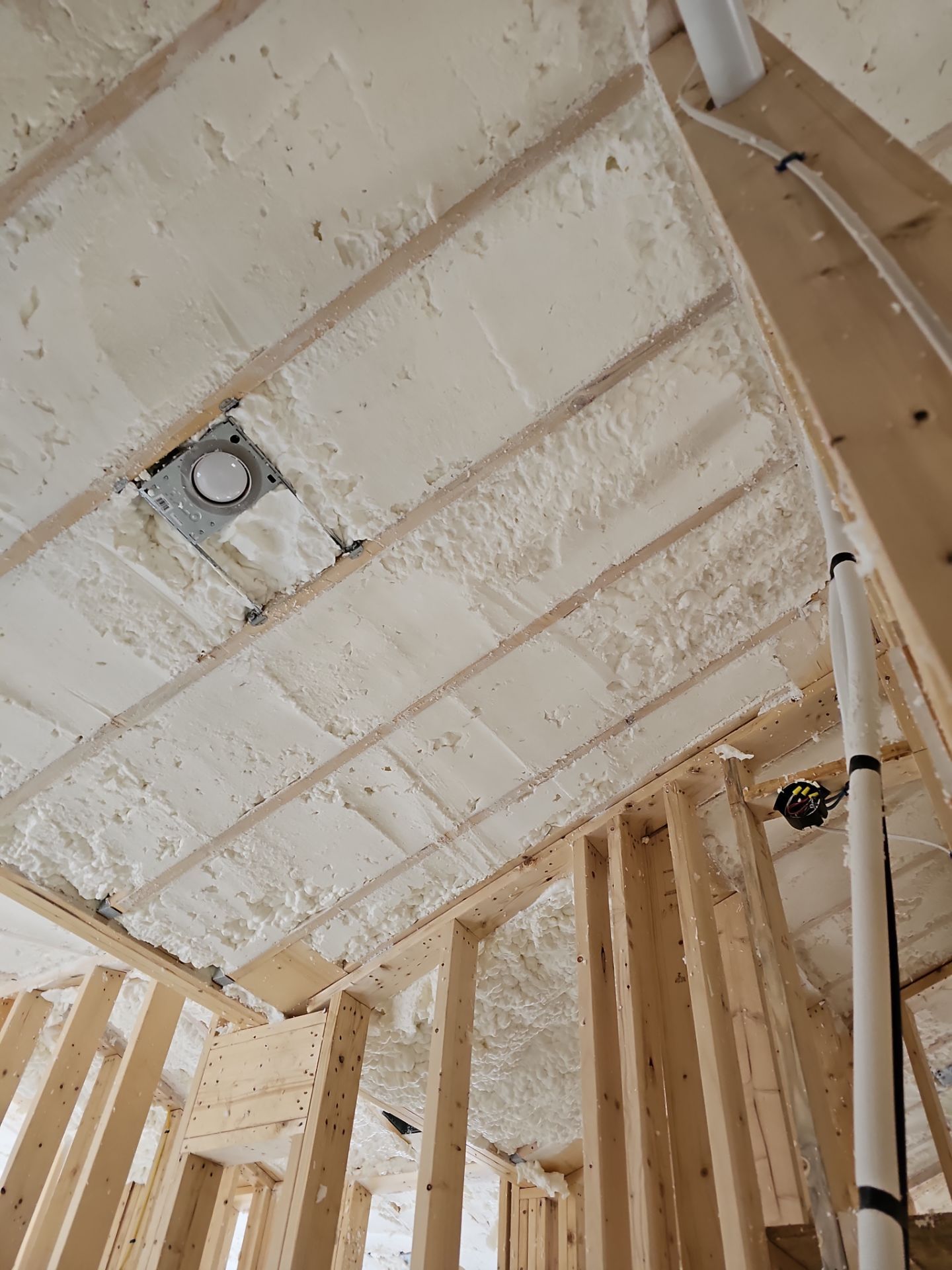 Spray Foam Insulation using open cell spray foam by NYS Foam & Energy