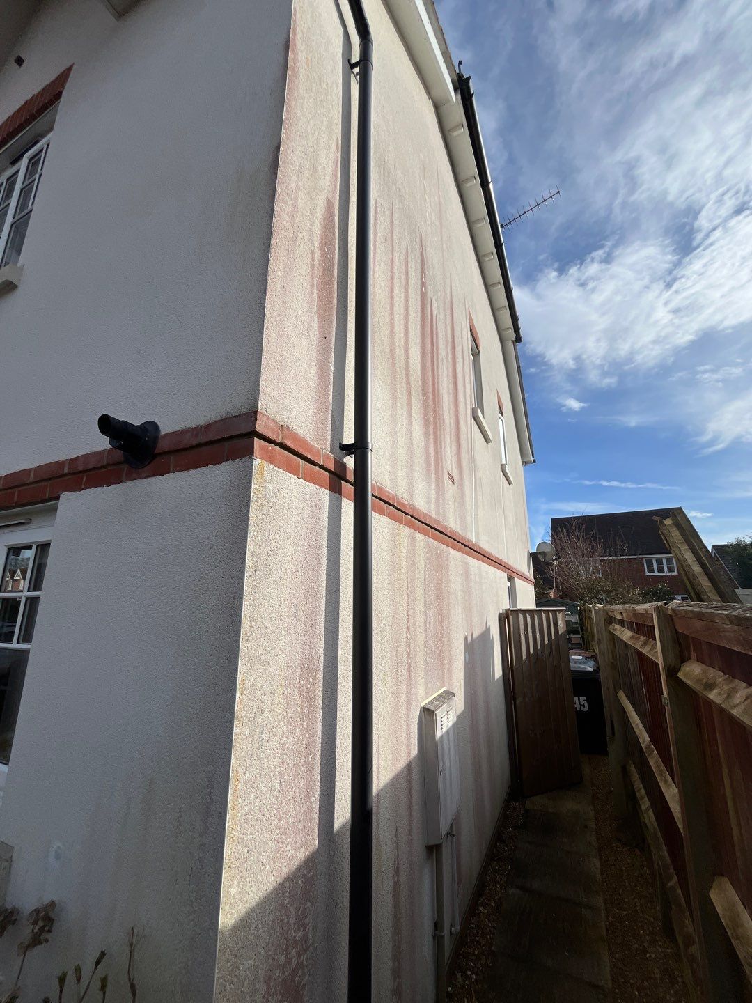 Render Clean using Softwash Equipment by Ges Exterior Cleaning ltd