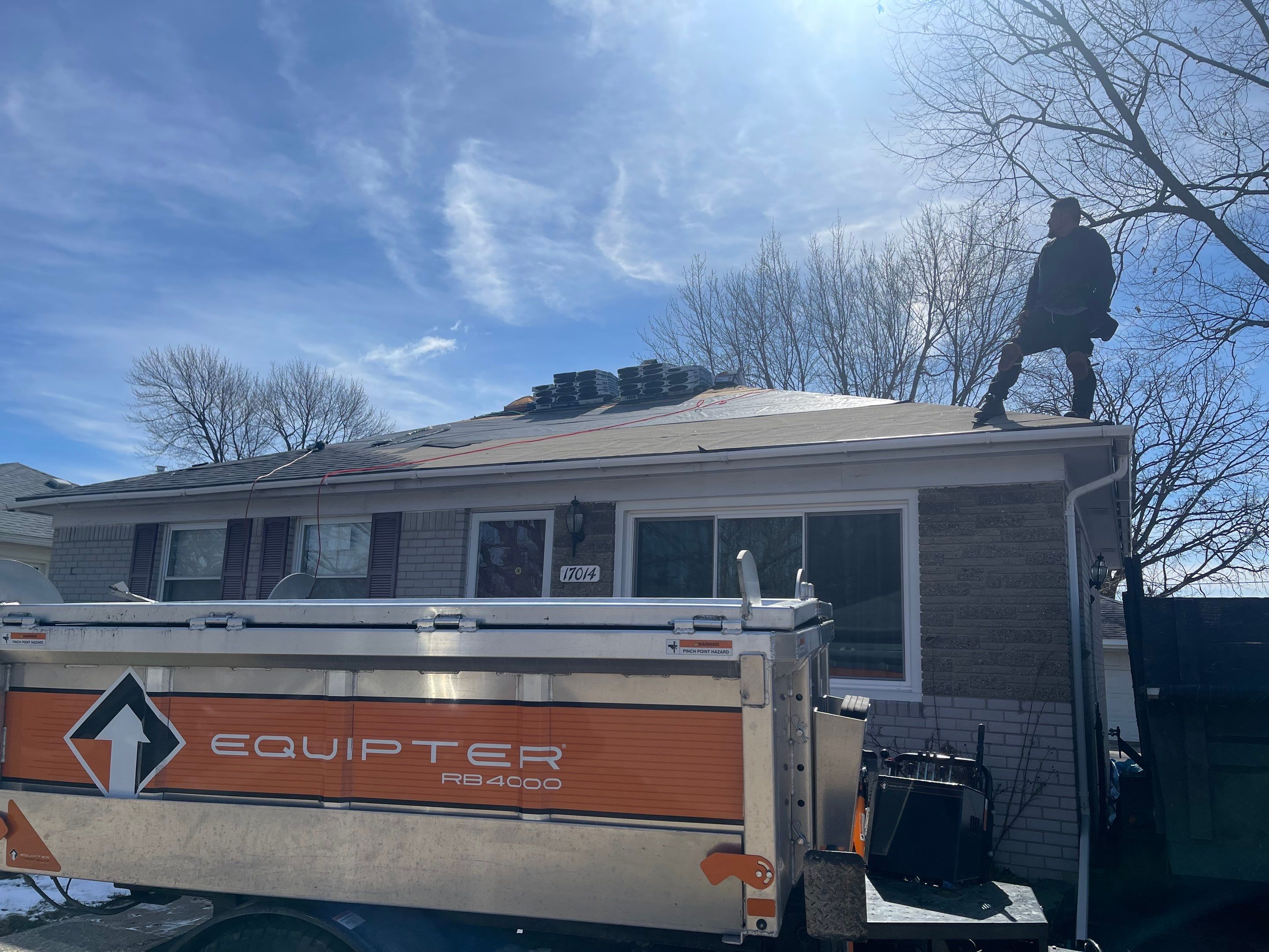 Residential Roofing Installation using IKO Charcoal Grey by JNR Roofing LLC