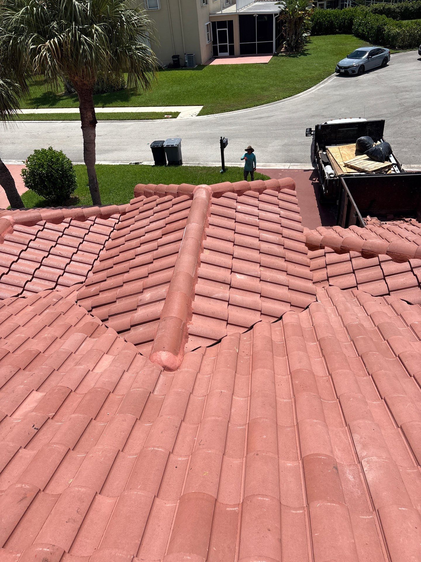 Residential Roofing Installation using Eagle Roofing Tile by BLUES BROTHERS ROOFING