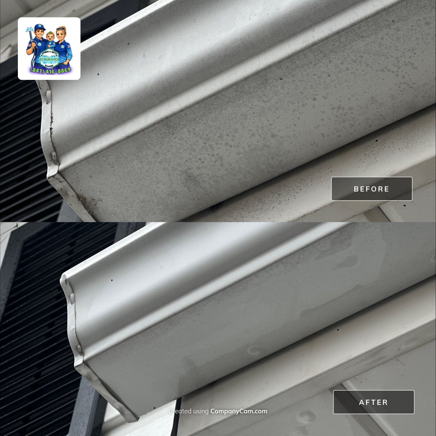 Project in Lake Villa by Simmons Power & Soft Washing