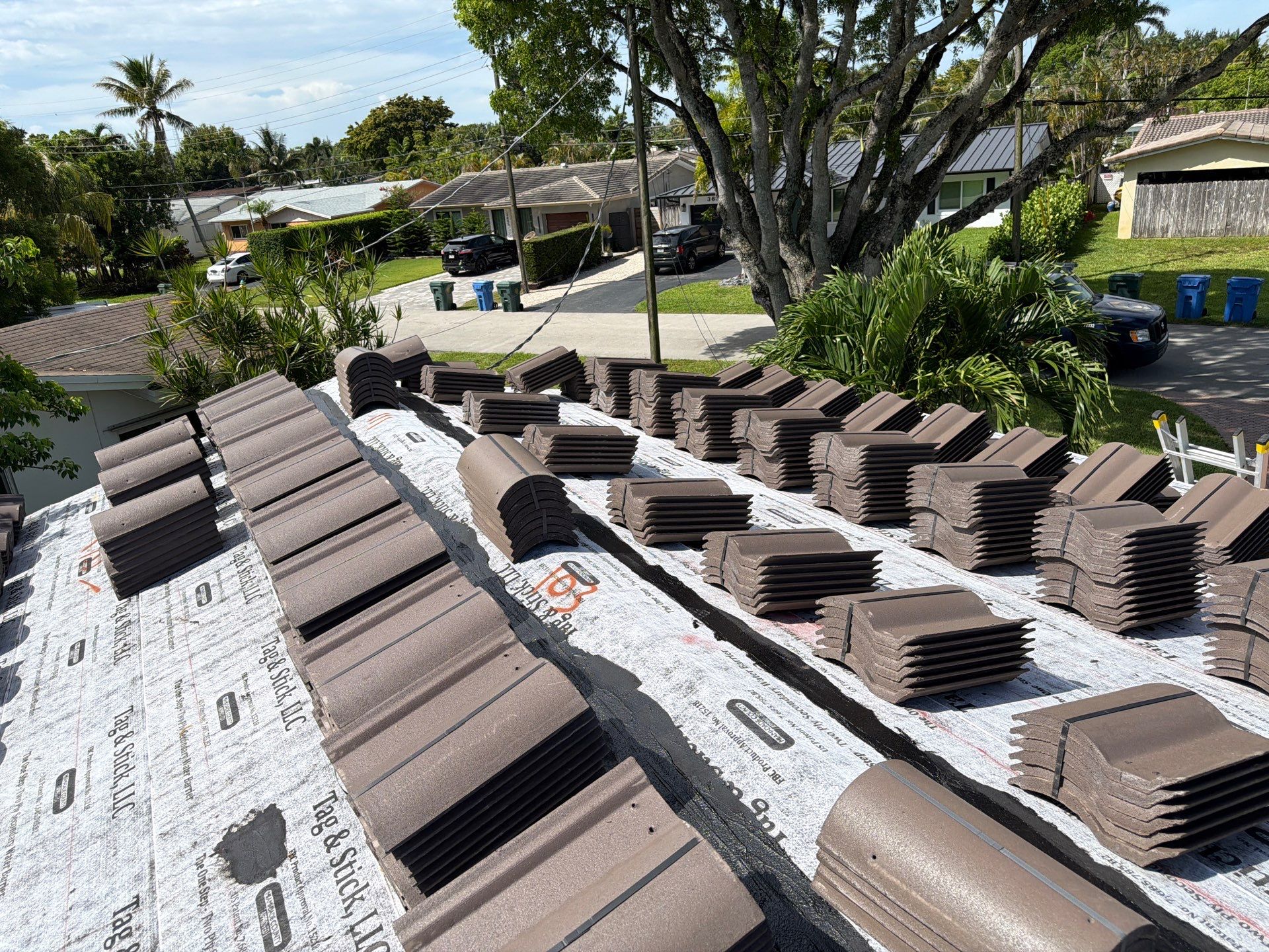 Residential Roofing Installation using Crown by BLUES BROTHERS ROOFING