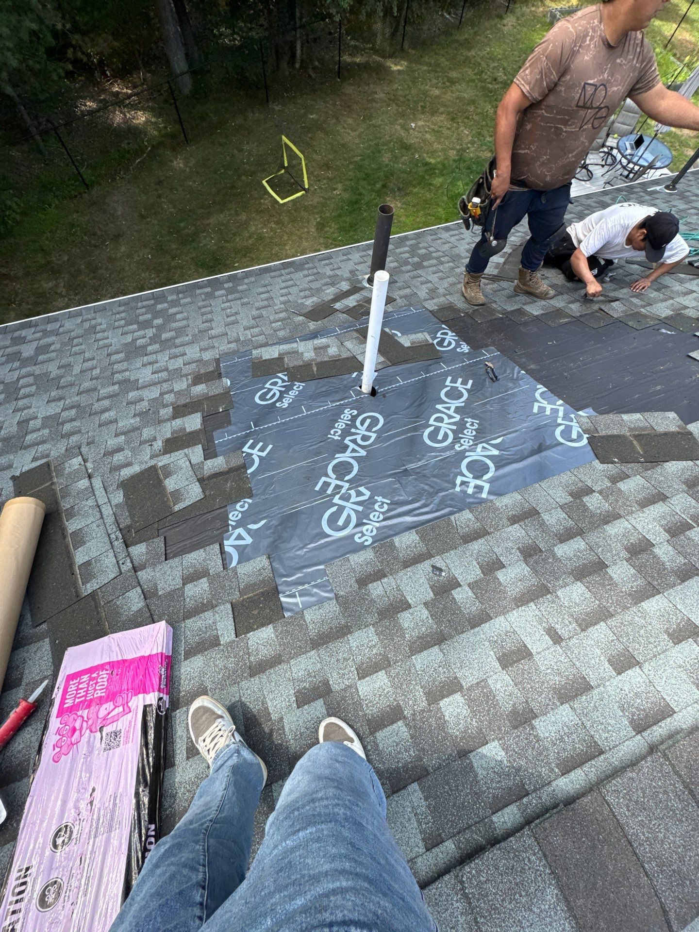 Roof Repair with Shingle Replacement – Chelmsford, MA by Mighty Dog Roofing of Greater Middlesex County