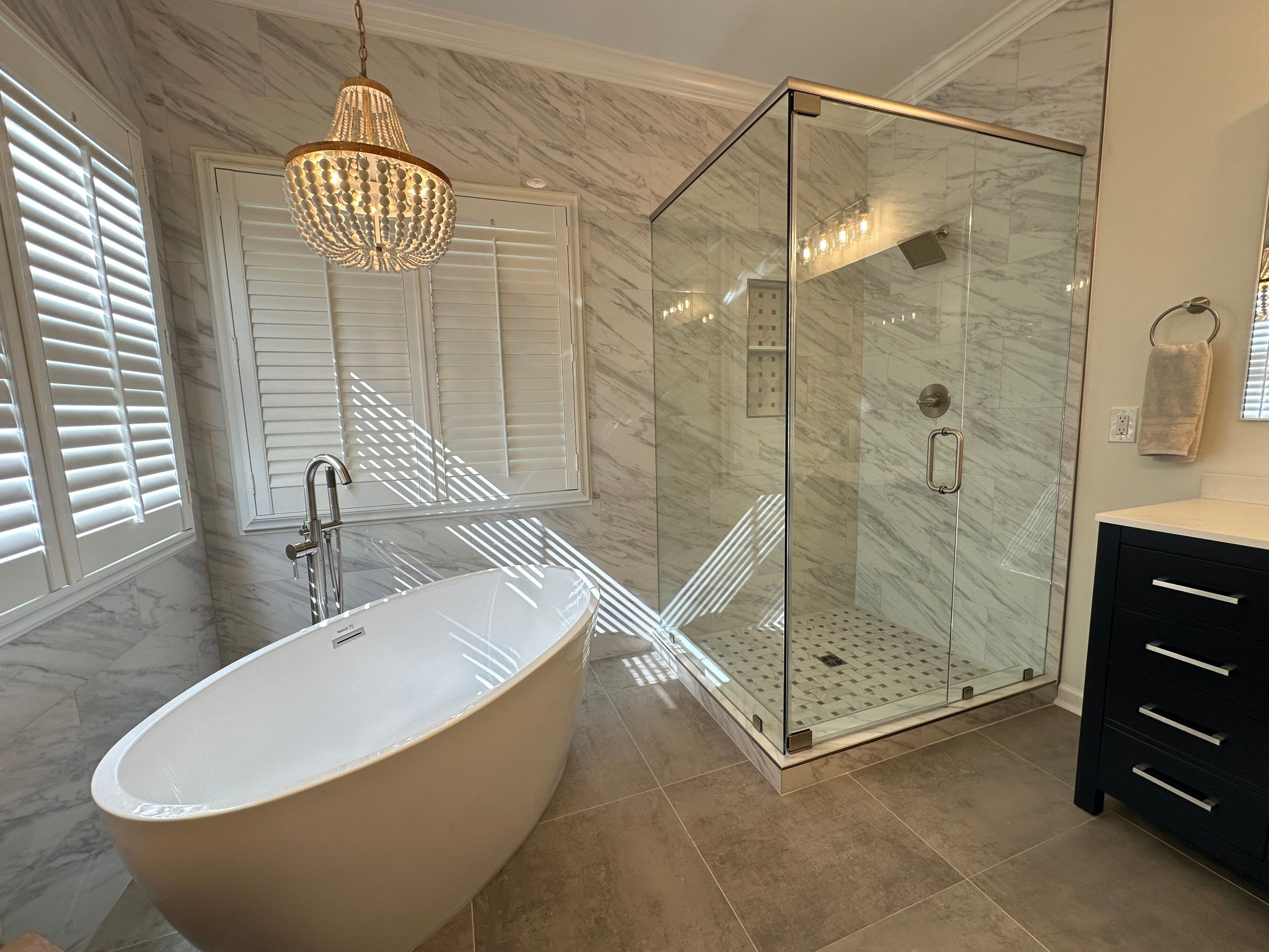 Bathroom Remodel in Brentwood by Music City Improvements