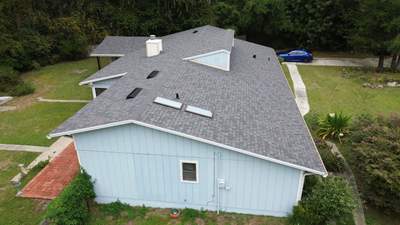 Reroof with Skylight in Gainesville, FL