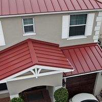 24ga 1.5" Mechanical Seam Colonial Red by Total Roofing System The Metal Roof Experts