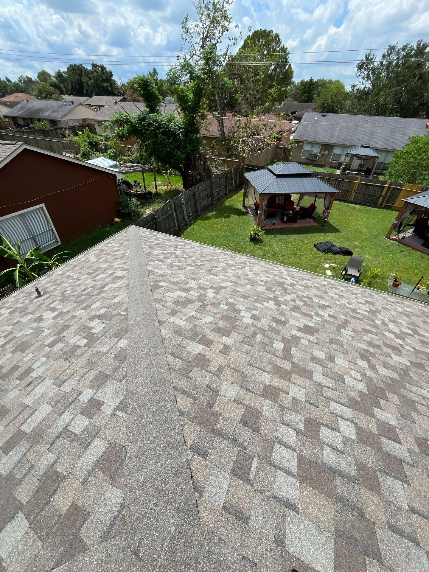 Marine Veteran Reroof Project by Berry Good Roofing 