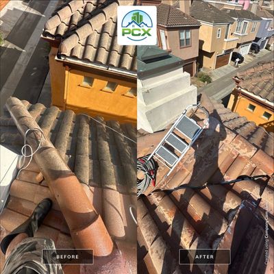 Huntington Beach Pressure Washing on Roof