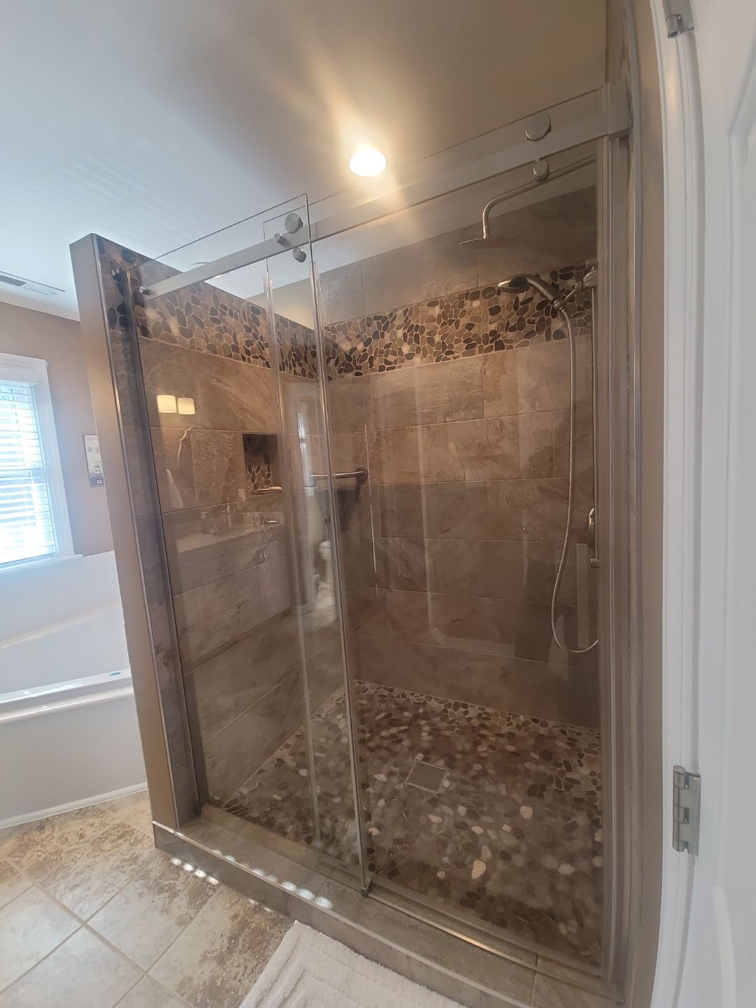 Holly Springs Stunning Shower Remodel by Elite Remodeling and Design LLC