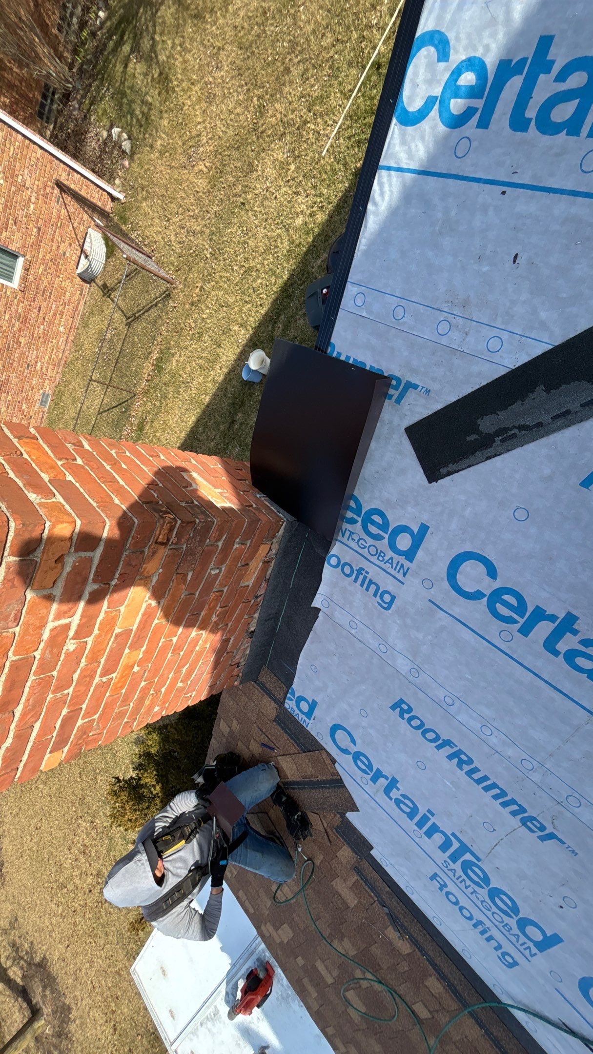 Roof Replacement using CertainTeed Landmark Resawn Shake by 180 Contractors
