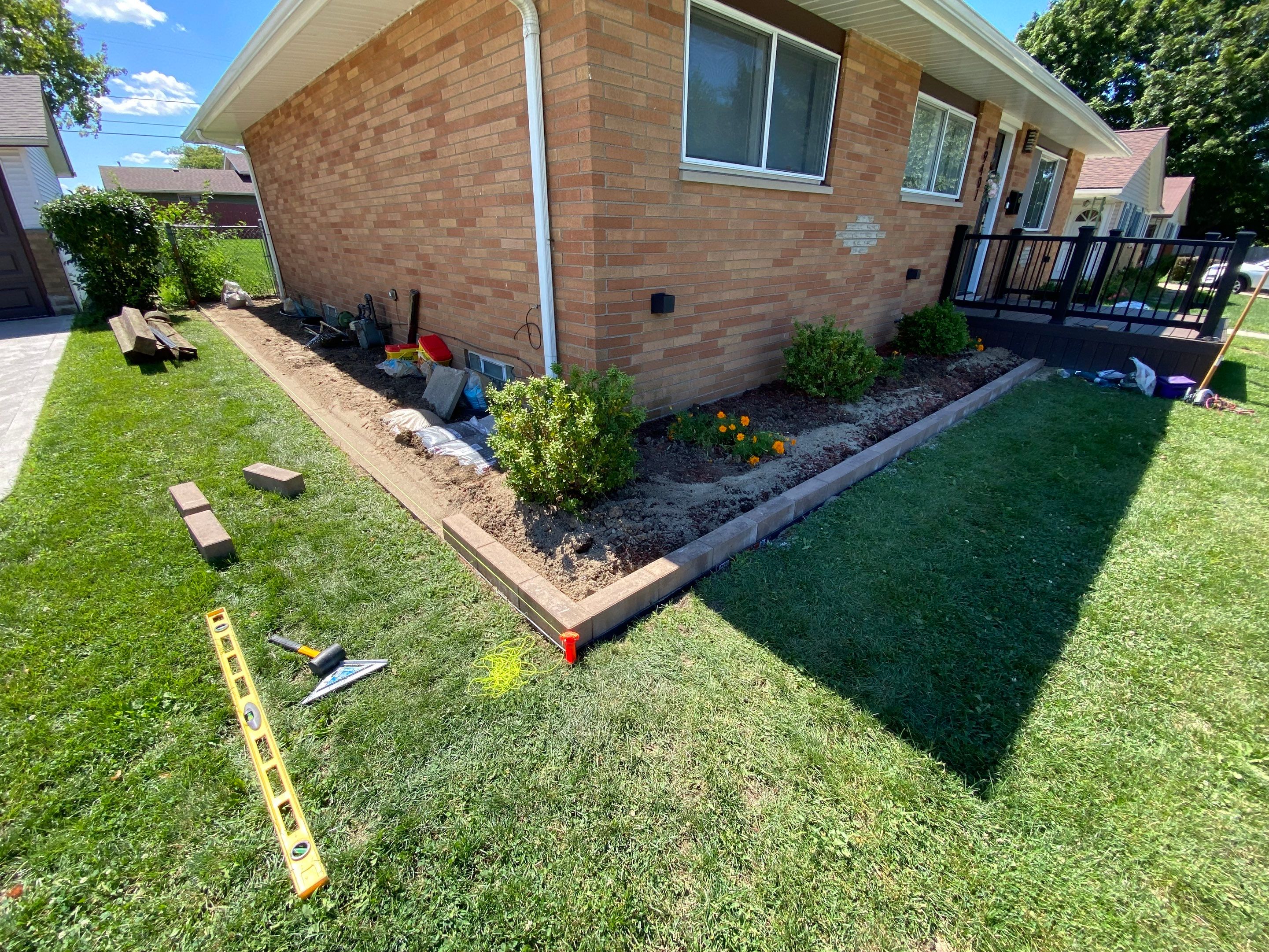 Chestnut Brick Project by Elm Rose Gardens