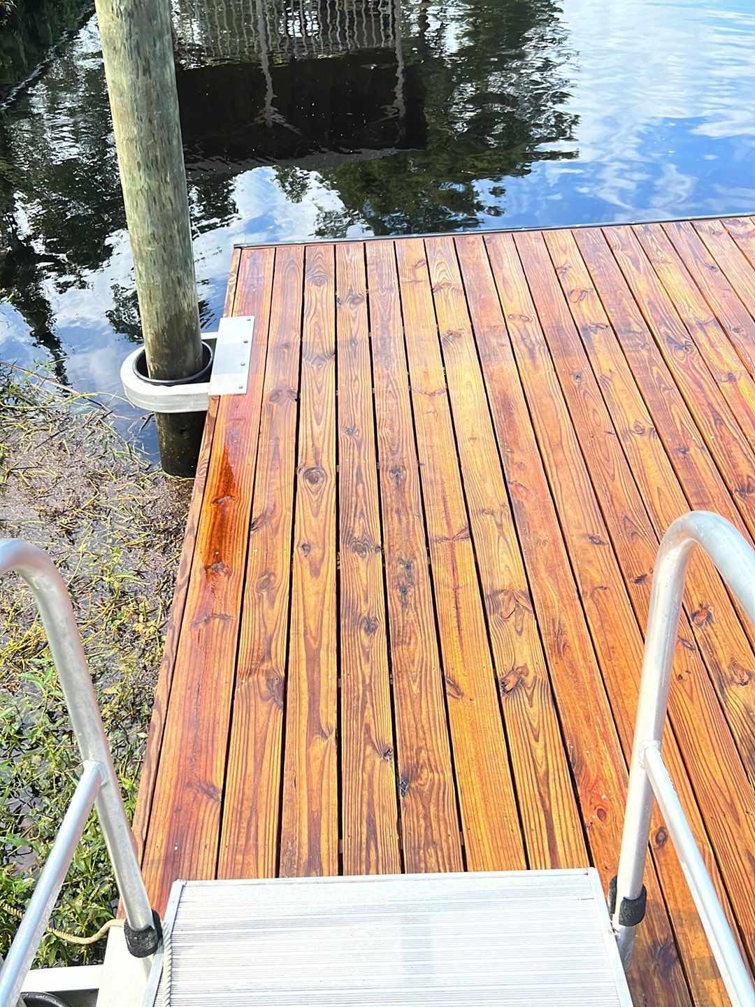 Dock using Wood Sealant by DuraSeal