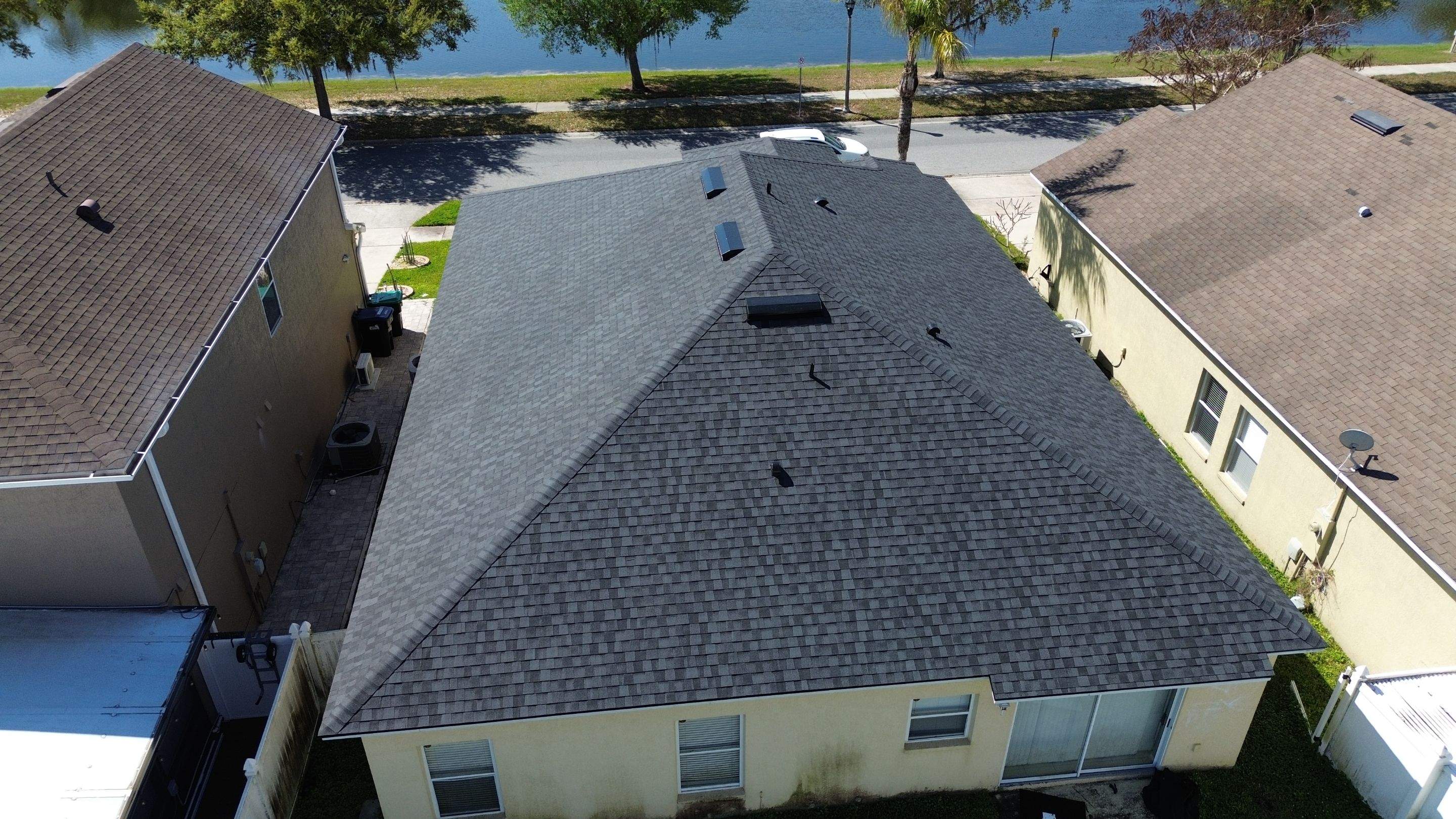 Shingle reroof in Kissiimmee FL by Gold Key Roofing
