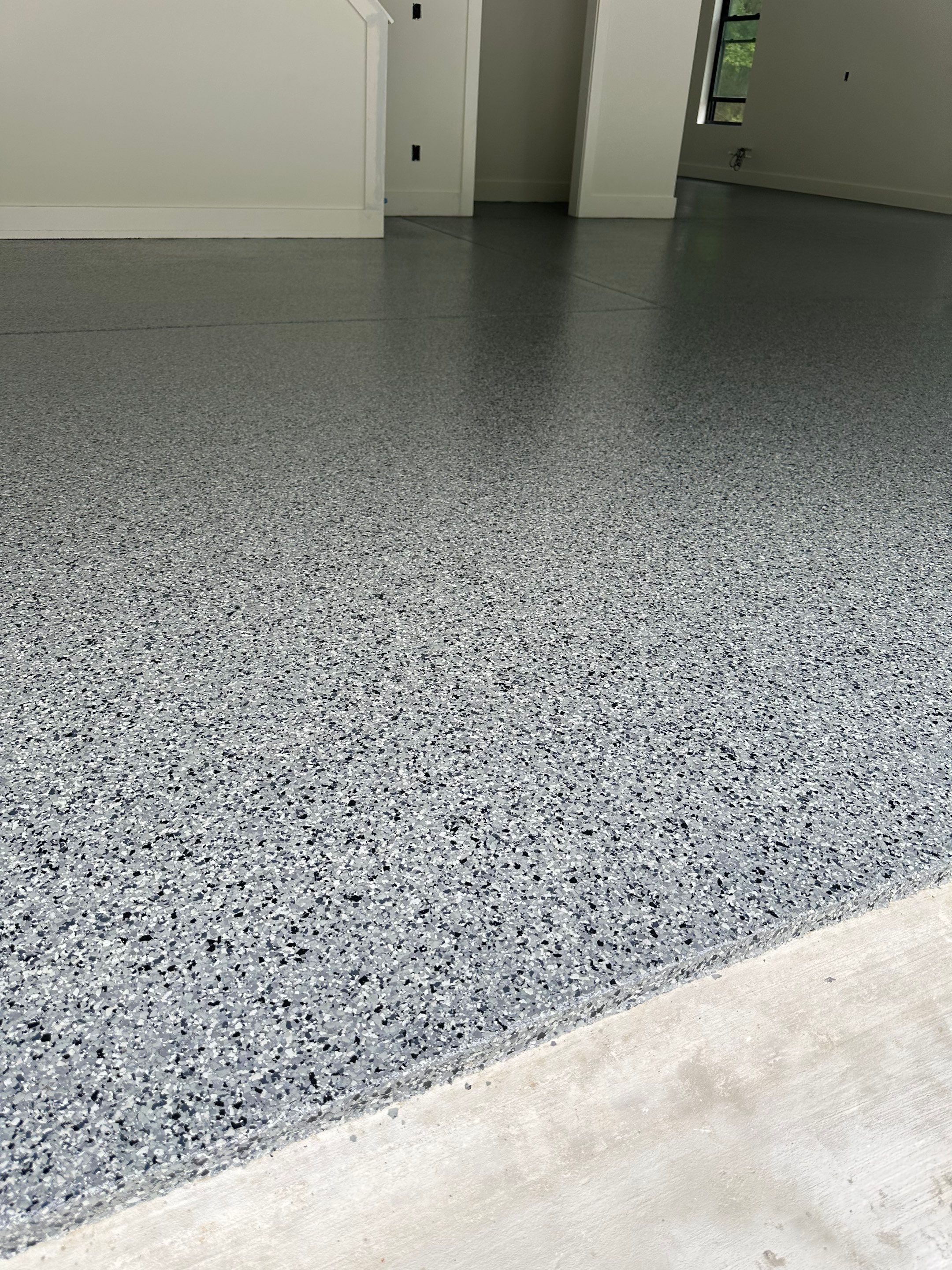 Garage Floor Coating using Nightfall by My Garage Floor Guys