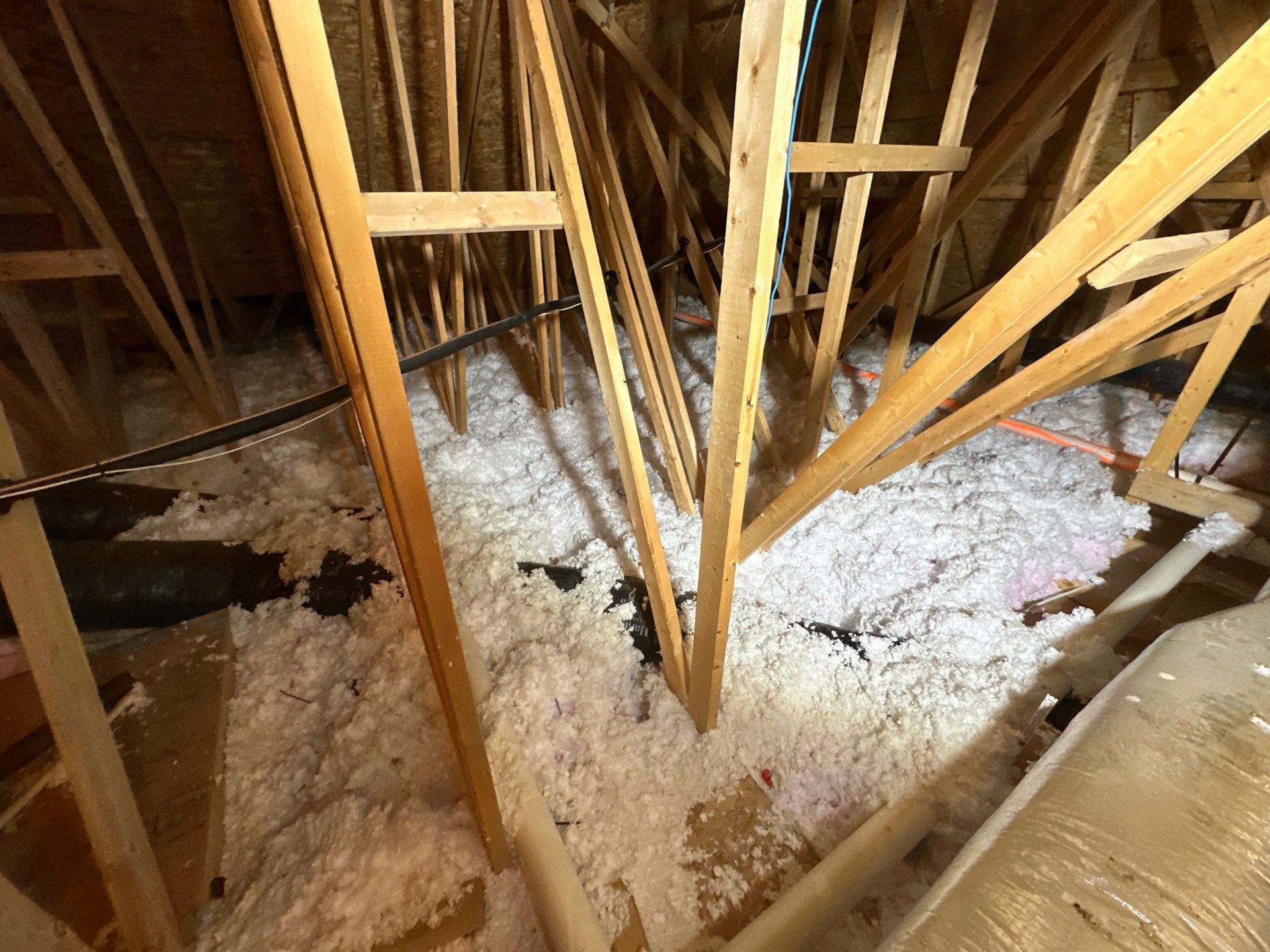 Sanitizing and Transforming a 2,100 sq ft Attic for a Better Home Performance by Home Environment Solutions