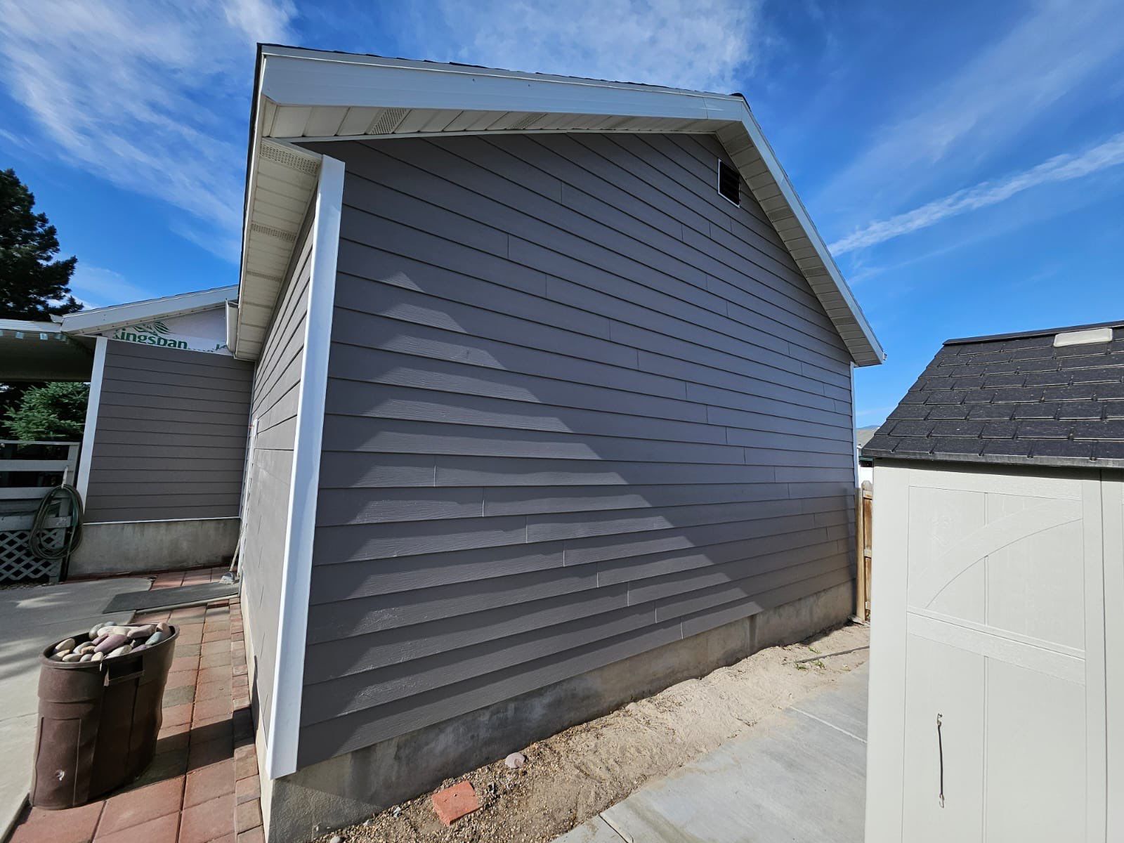 Project in Salt Lake City by Emerald Gotcha Gutters 