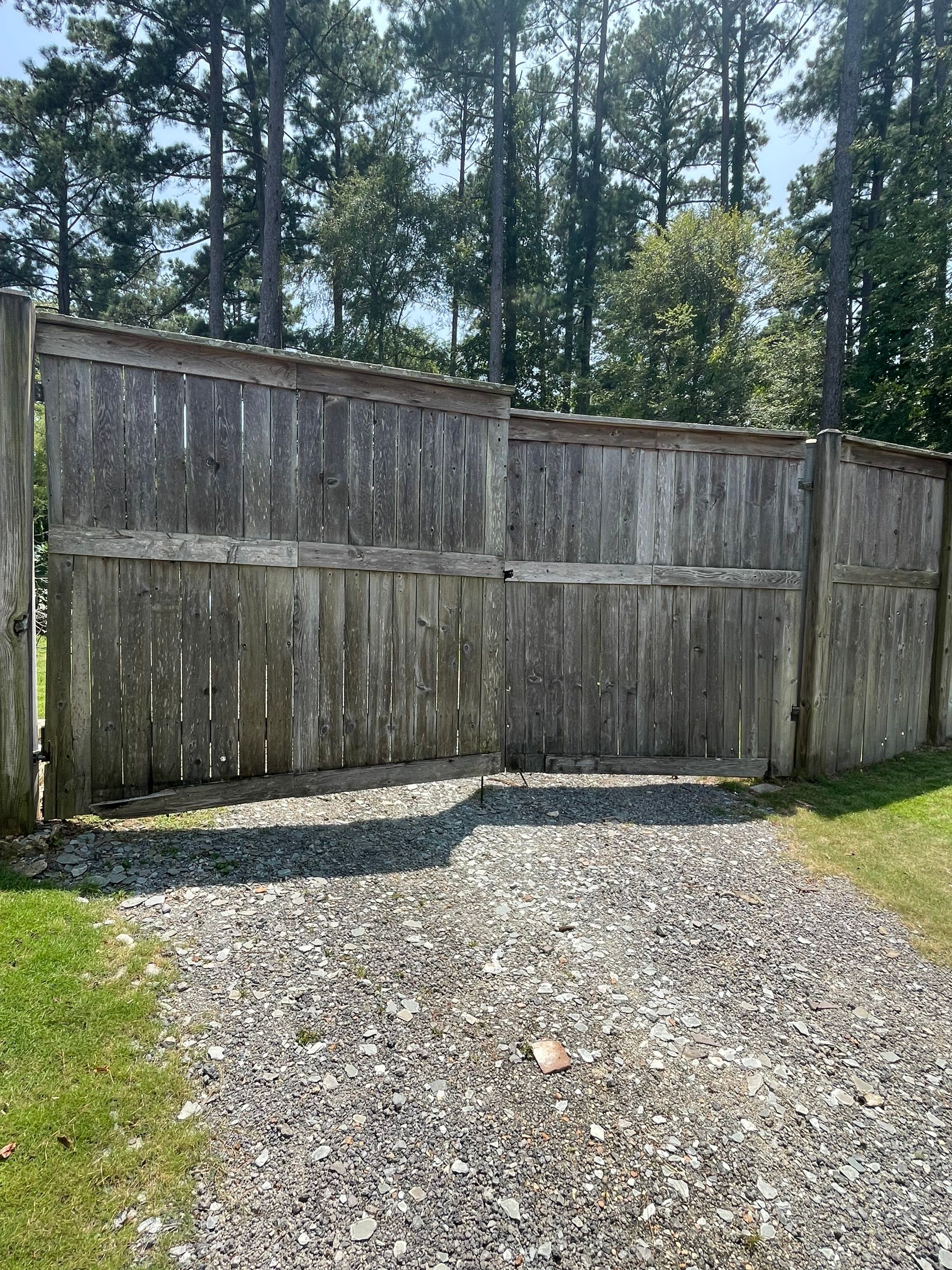 8ft Treated Pine Good Neighbor Fence by Roberson Construction LLC
