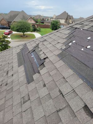 Asphalt Shingle Roof Repair and Synthetic Underlayment Installation in Converse