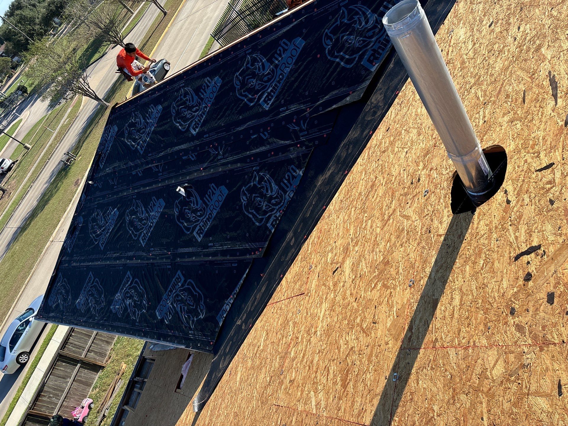 Residential Roofing Installation using Owen's Corning Duration (Lifetime) Shingles by Roof Repair Company