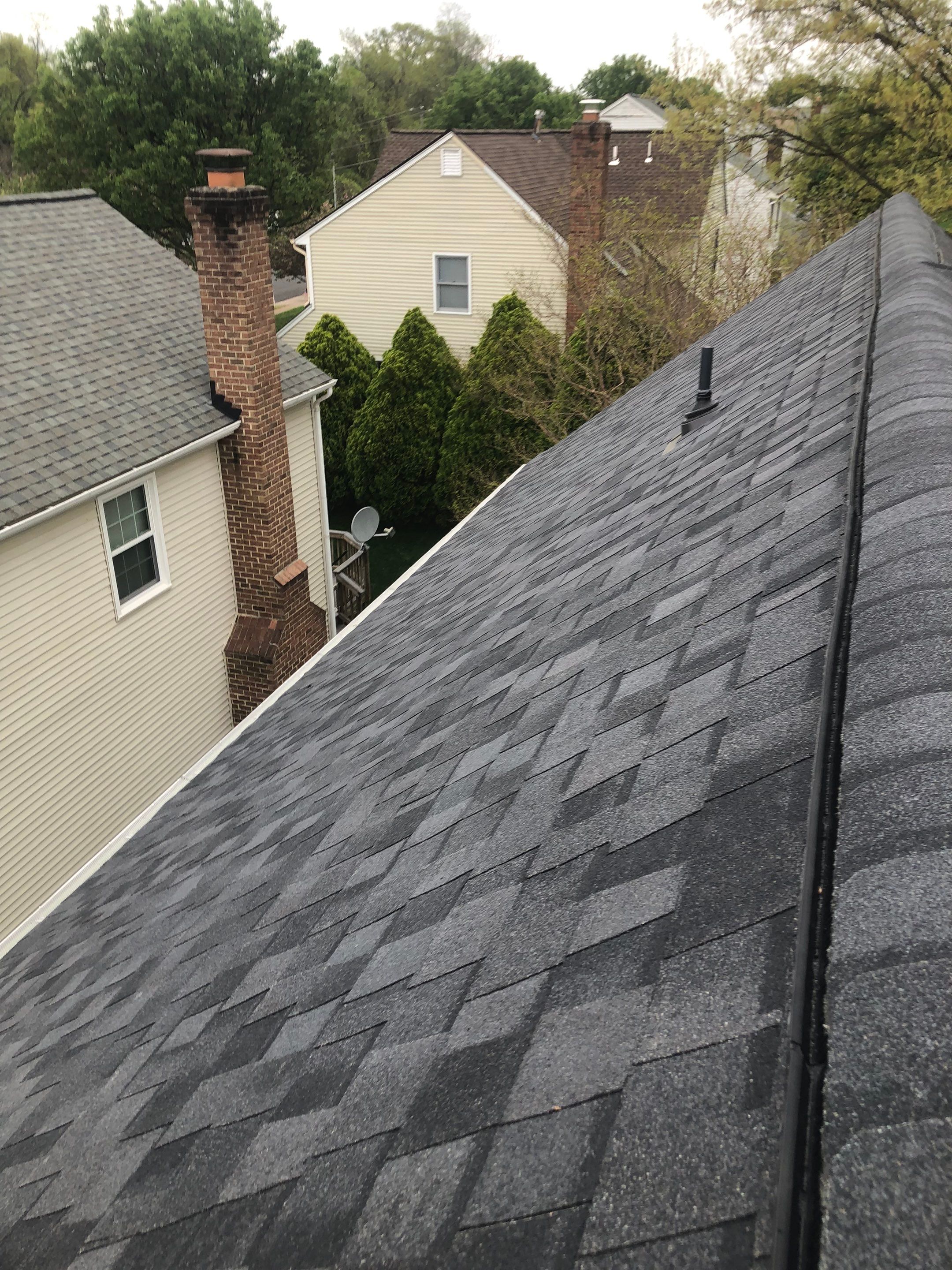 Vienna: CertainTeed Landmark Pro Designer Shingles in Max Def Moire Black by RM Banning, Inc.
