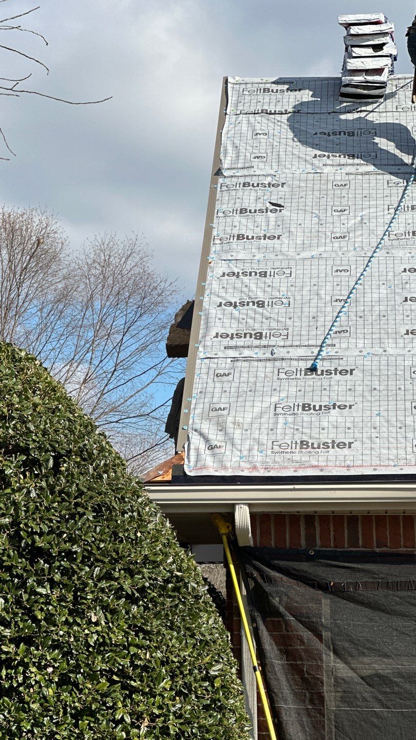 Residential Roofing Installation using GAF Timberline HDZ Weathered Wood Shingles by Undersun Roofing 