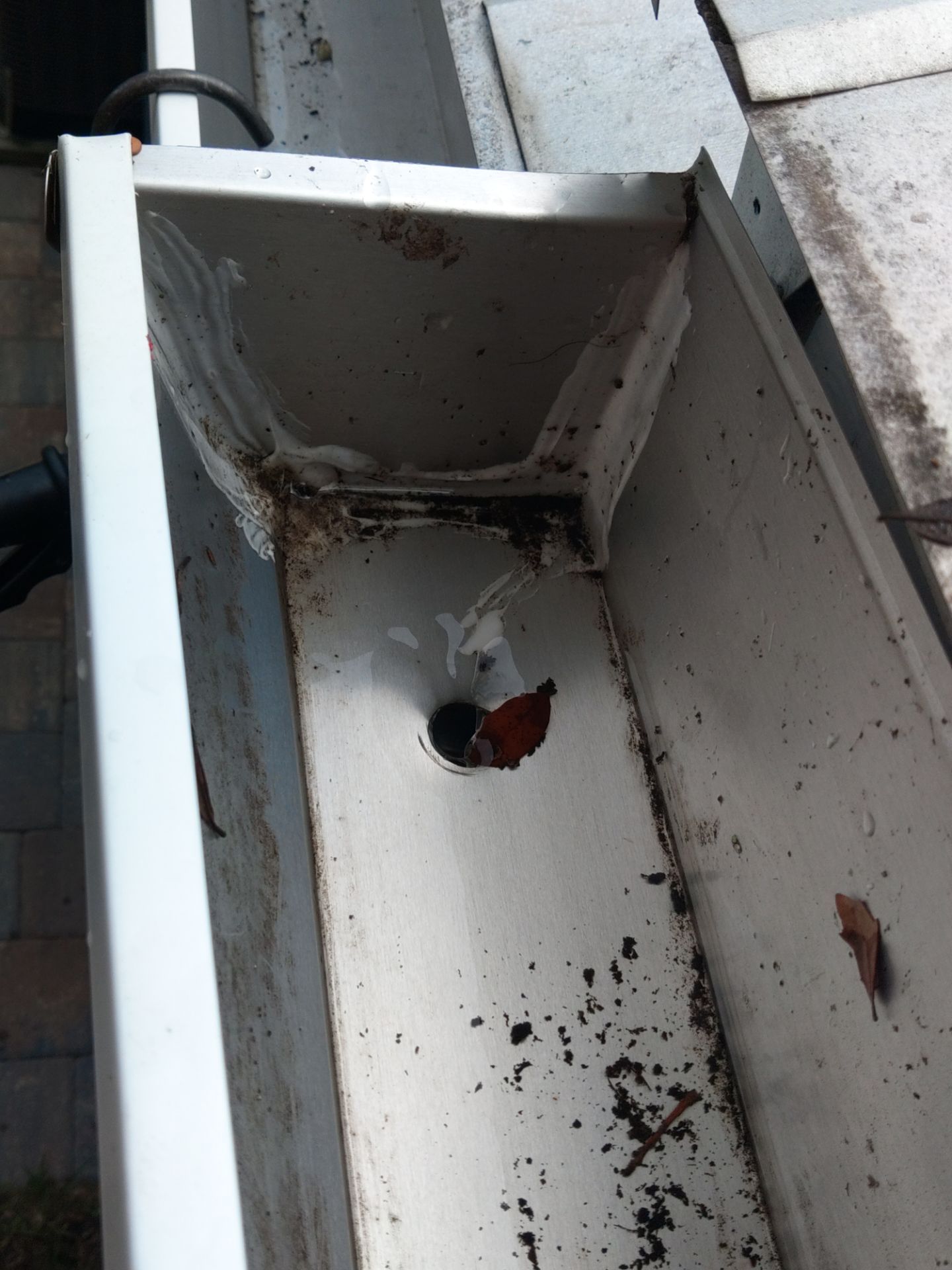 White 6-Inch Gutters and Leaf Guard Installation in Fort Myers FL by Gutter Professors