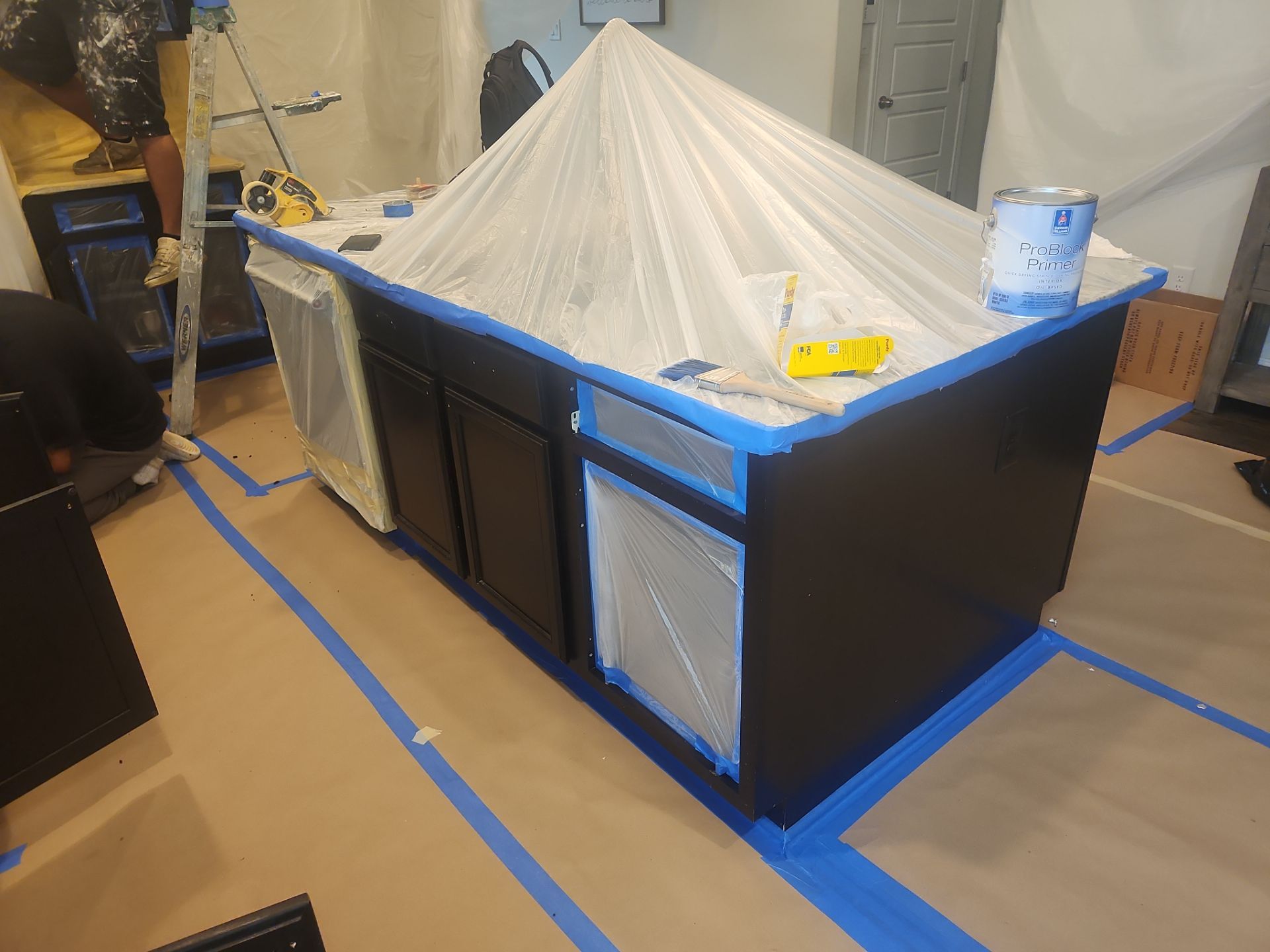 Bridgeland - Cypress - Cabinet Transformation by Fresh Coat Painters of NW Houston