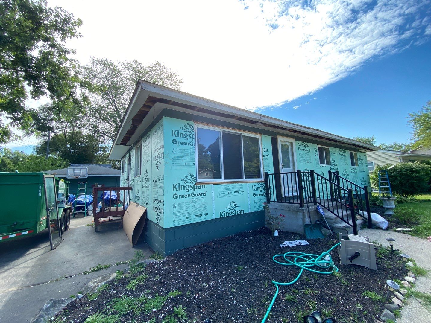 Siding Replacement using Smokey Grey by 180 Contractors