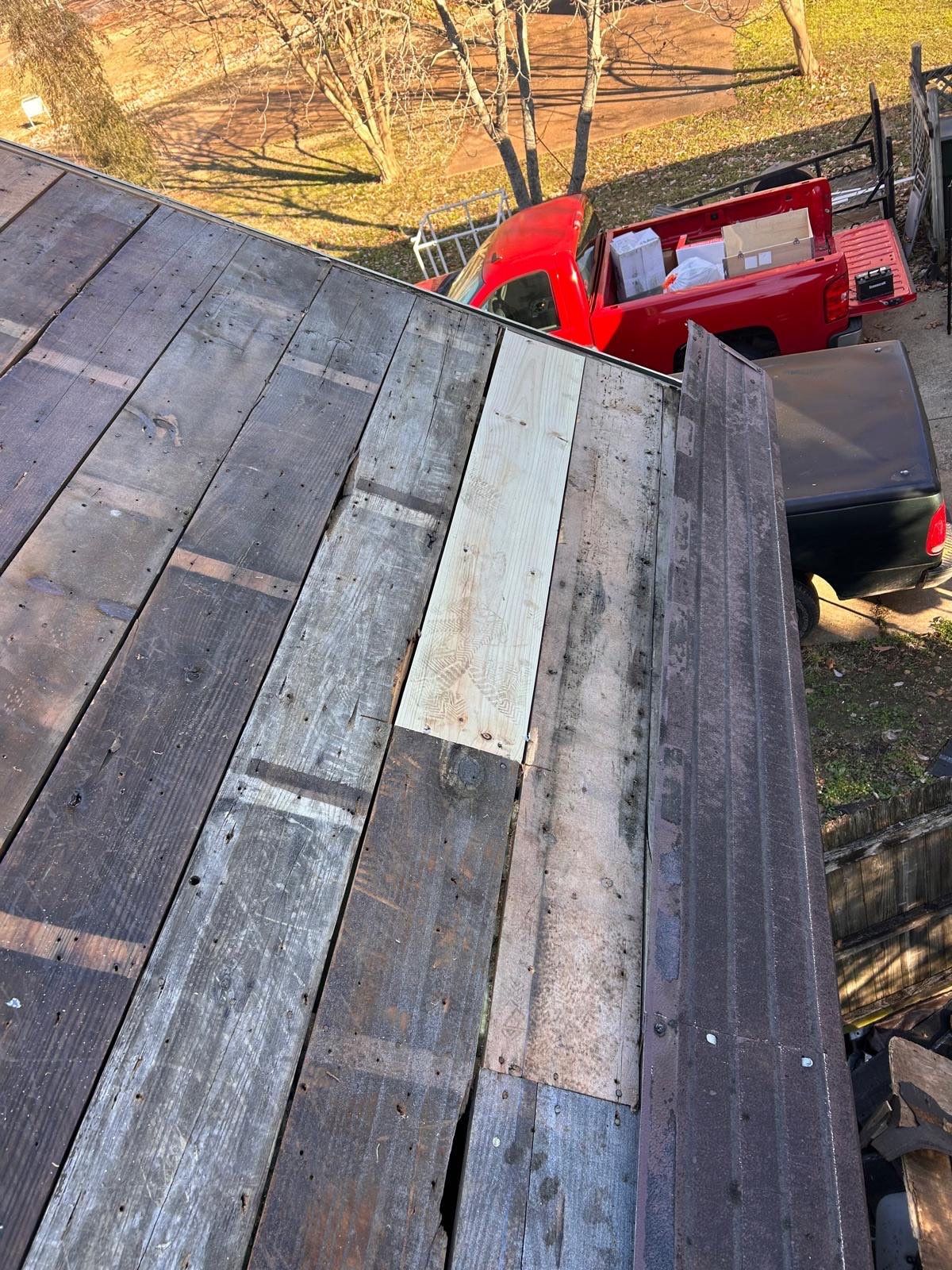 Asphalt Shingle Roof Replacement and Decking Repairs in Bartlett by Revival Roofing Services