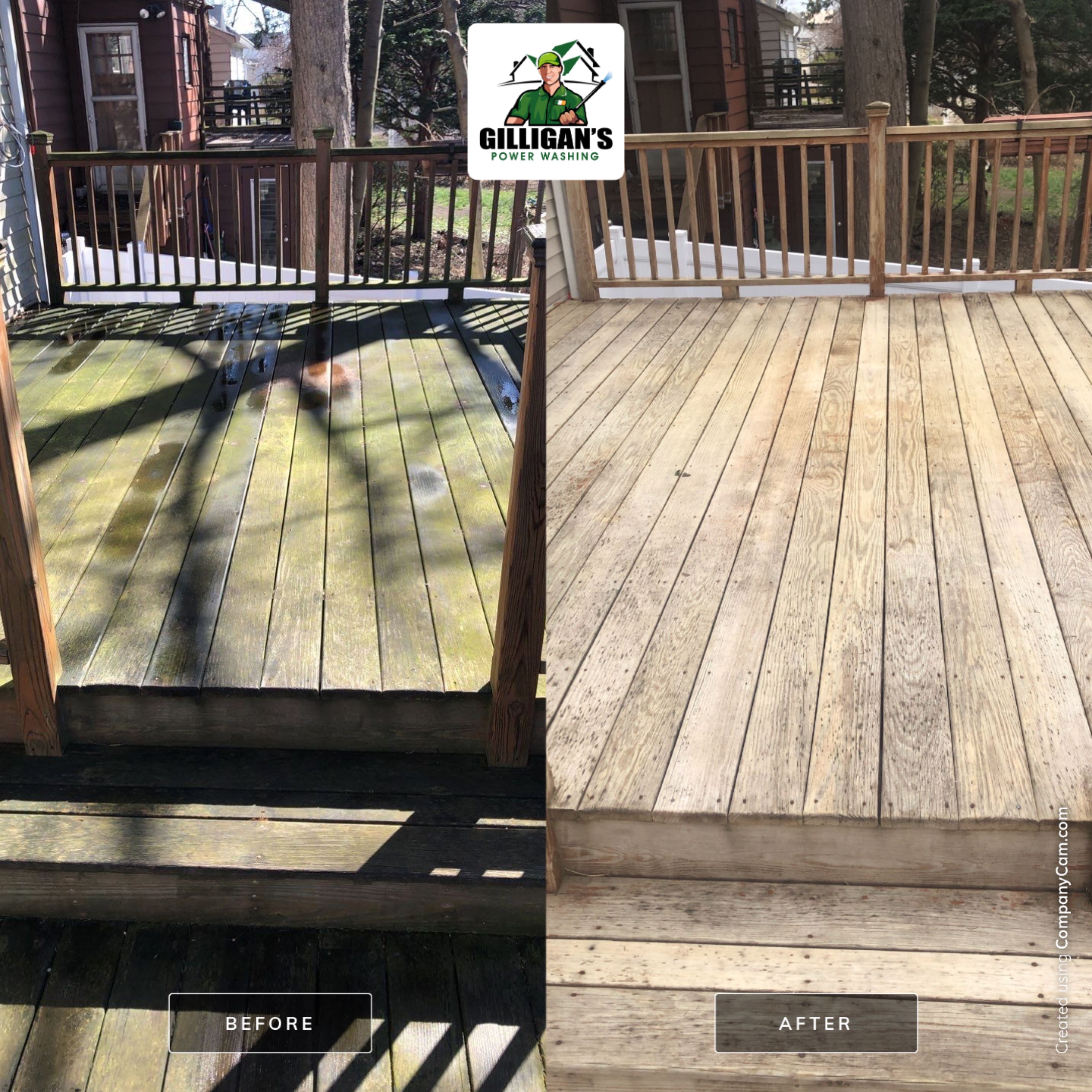 Exterior Cleaning using Softwashing by Gilligan’s Power washing