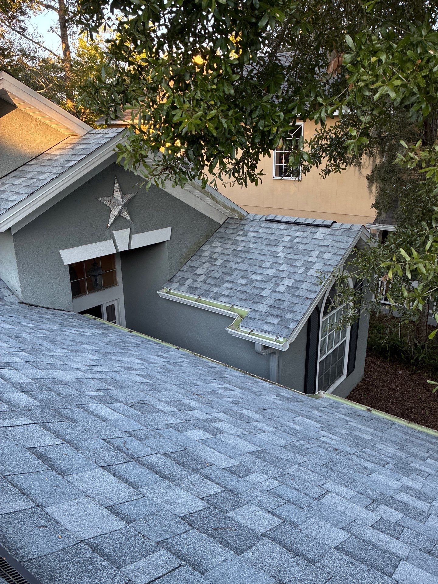 Antique Silver Shingle Roof Replacement by Collis Roofing Inc.