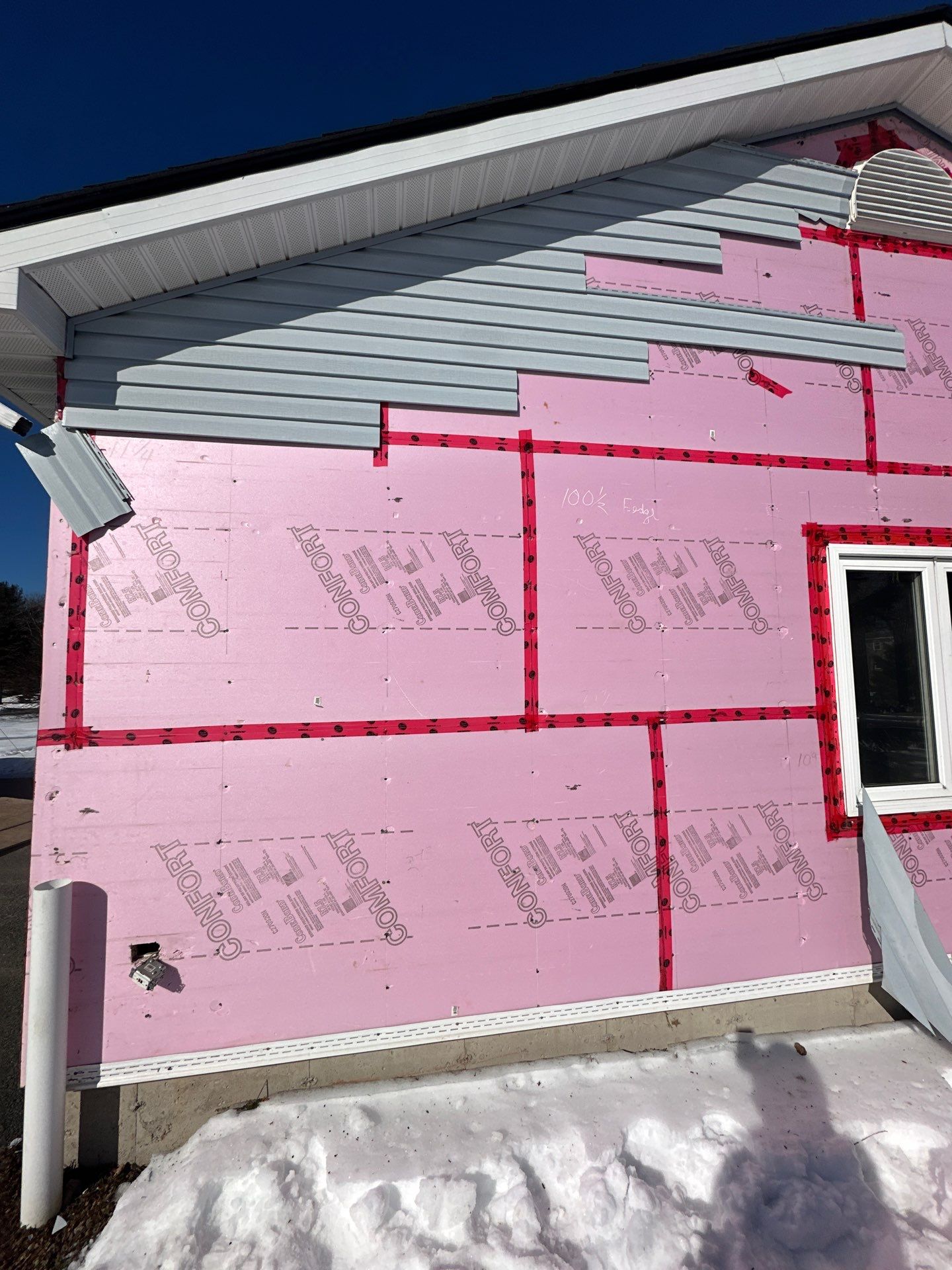 Siding Installation using Kaycan - Nordic Blue - Da Vinci Collection by Artisan Roofing & Home Improvements Inc.