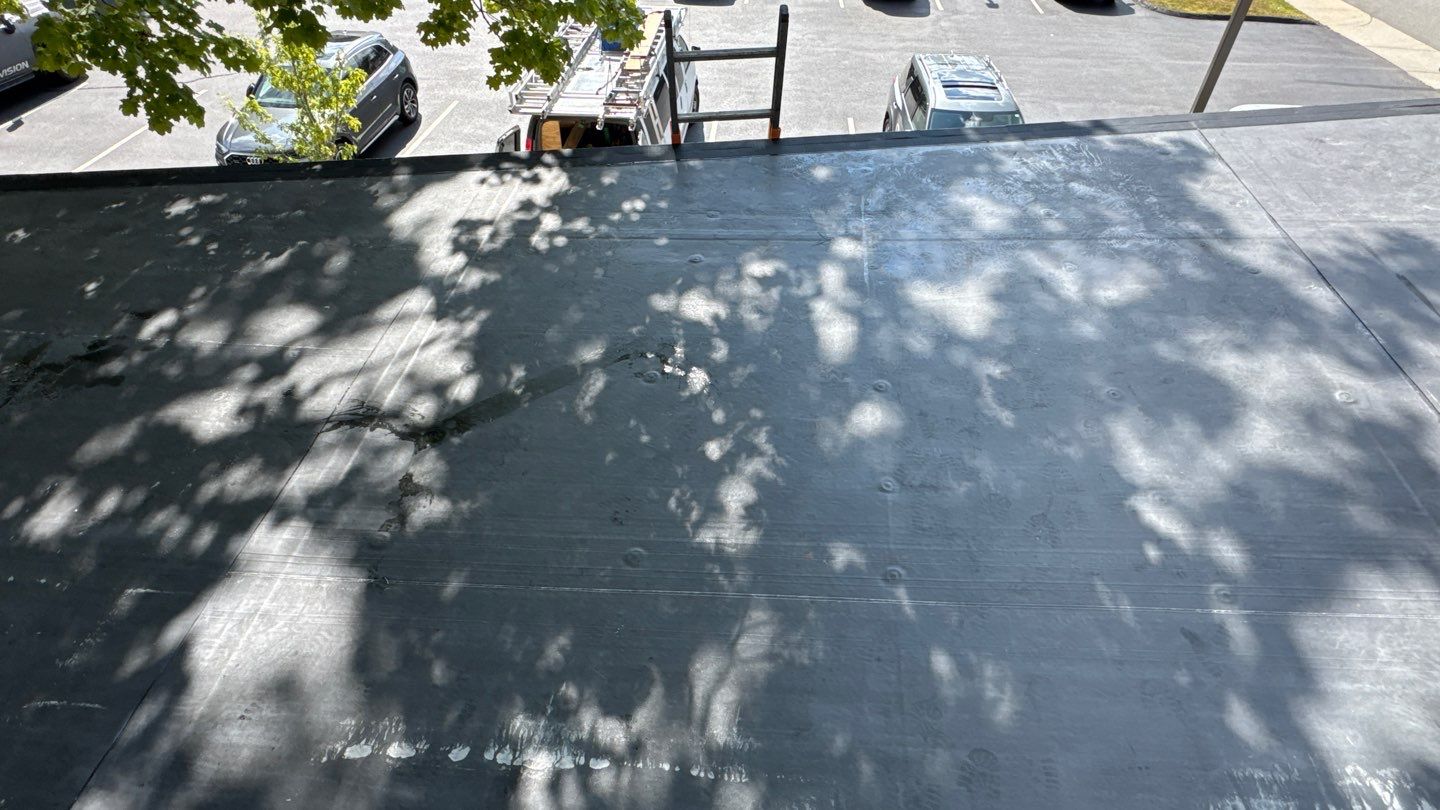 EPDM Flat Roof Installation with ISO Board on Existing Structure by Sensible Home Solutions