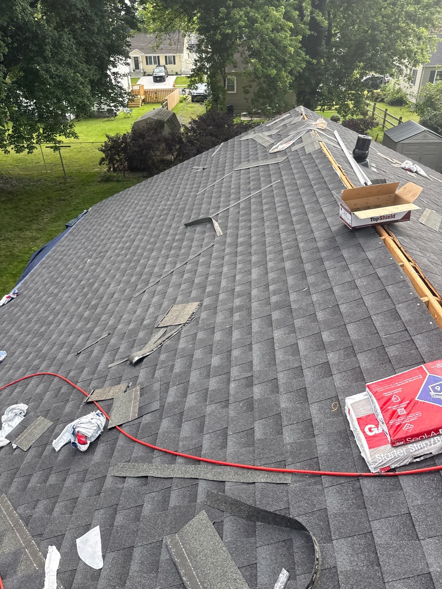 Residential Roofing Installation using GAF Timberline HDZ by Matter Roofing & Construction