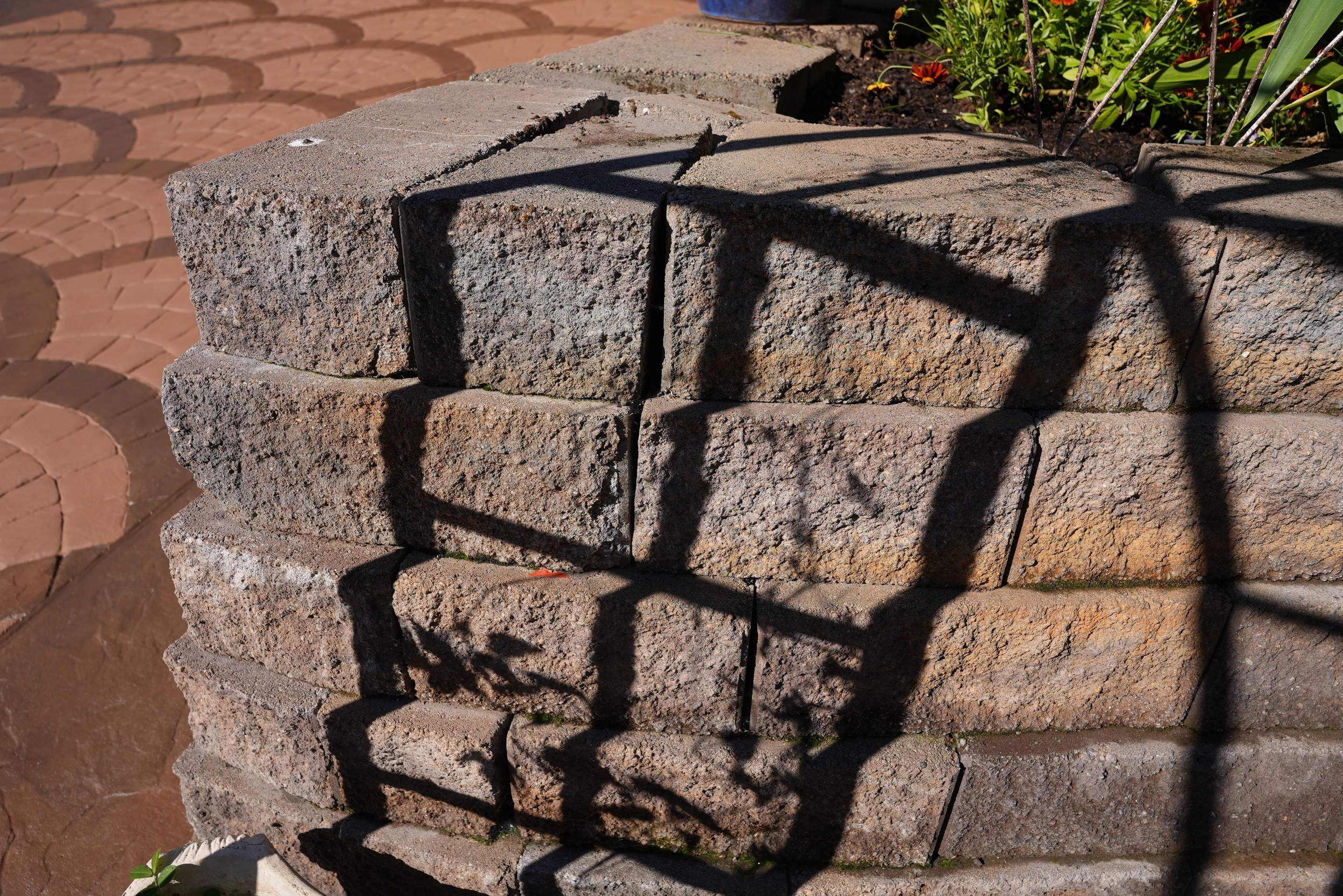 Mehta | Tiled Driveway with Sealer & Retaining Wall  by Jireh Asphalt & Concrete Inc 