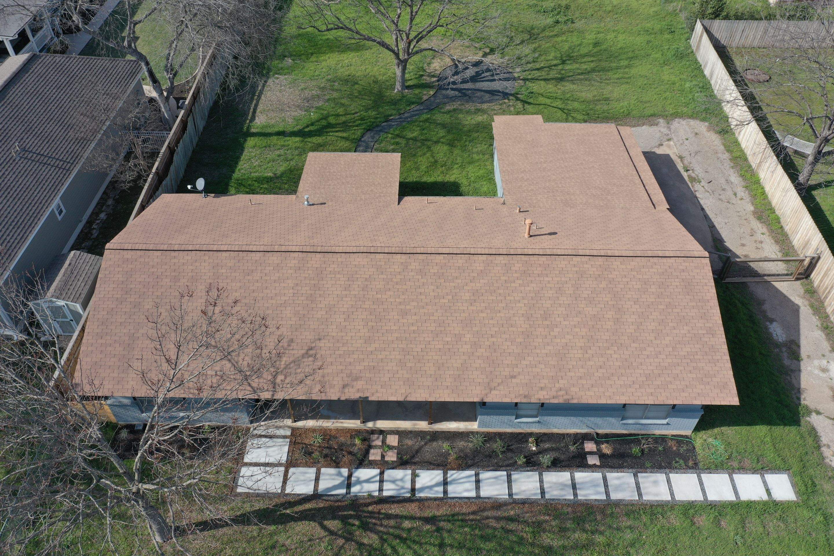 Residential Roof Replacement using GAF - HDZ - Charcoal by Action Exteriors Austin