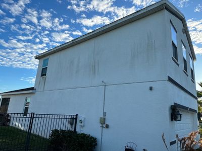 2-Story House Wash & Paver Driveway Cleaning in Trevesta Community, Palmetto, FL | Sunshine AquaWash