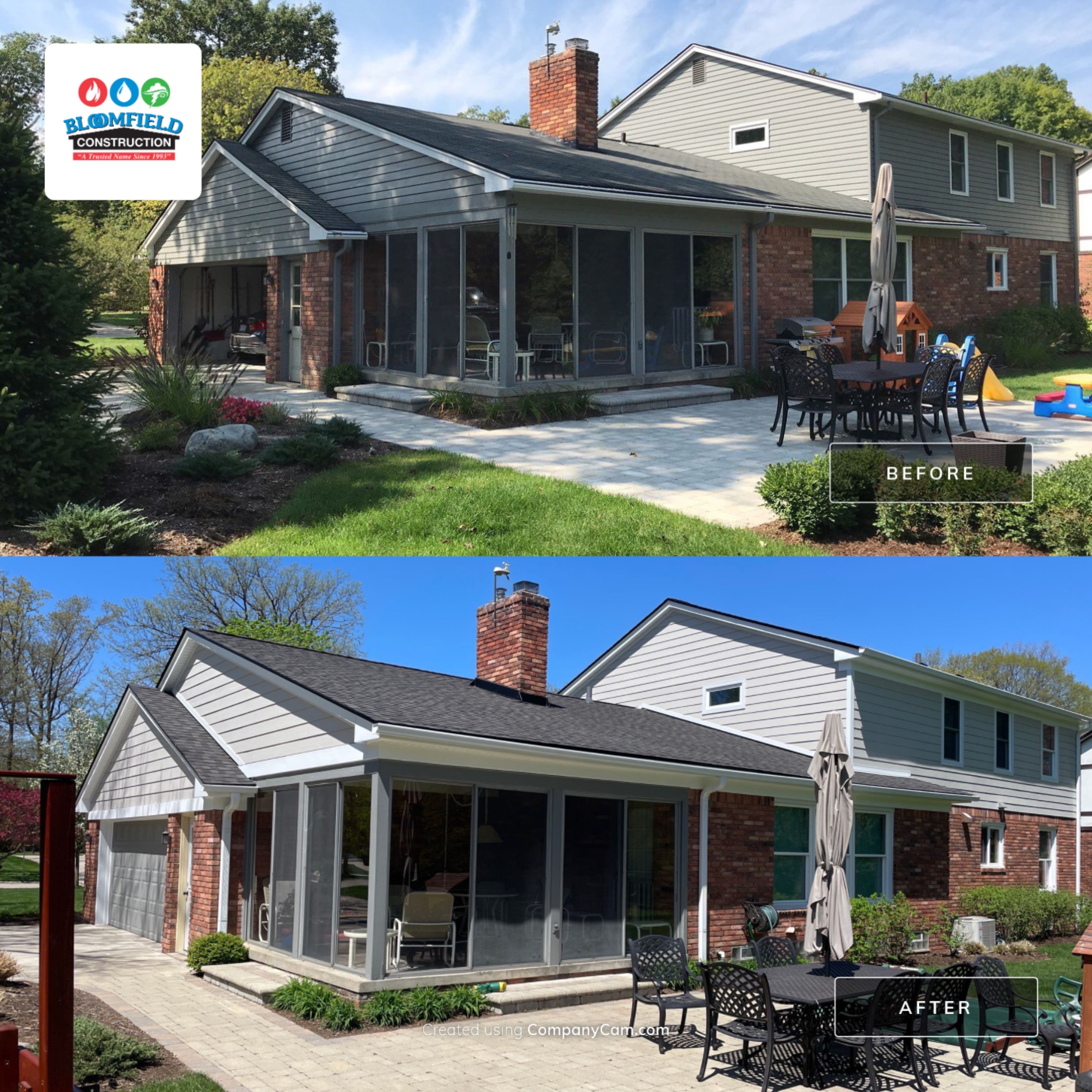 Siding and Roof Replacement  by Bloomfield Construction & Restoration