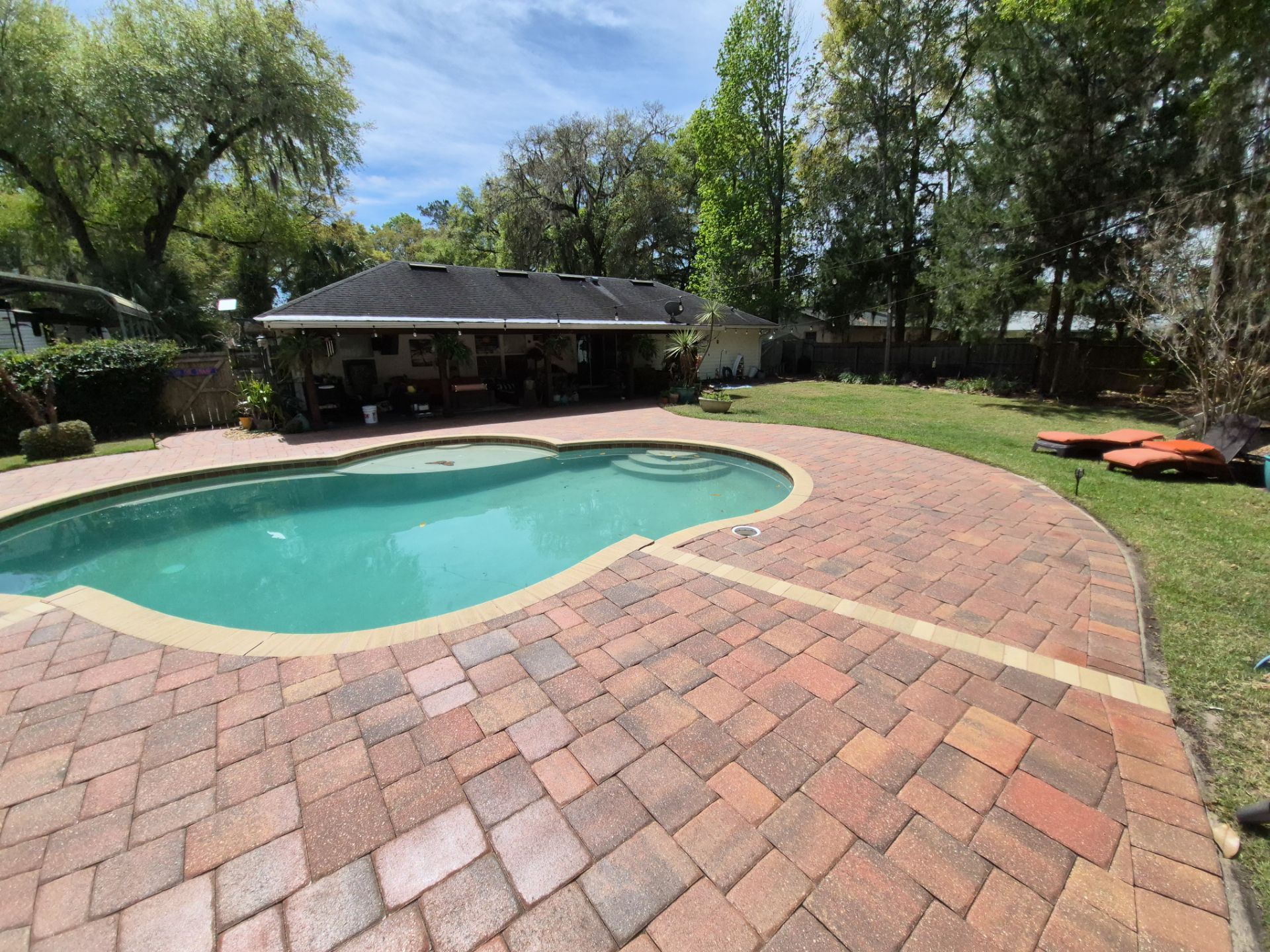 Brick Paver Pool Deck Sealing in Williston by Infinite Exteriors LLC