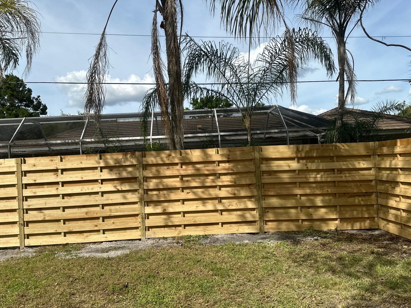 Wood Fence Installation using Wood Pressure Treated Fence  by Asap fence and gates, LLC