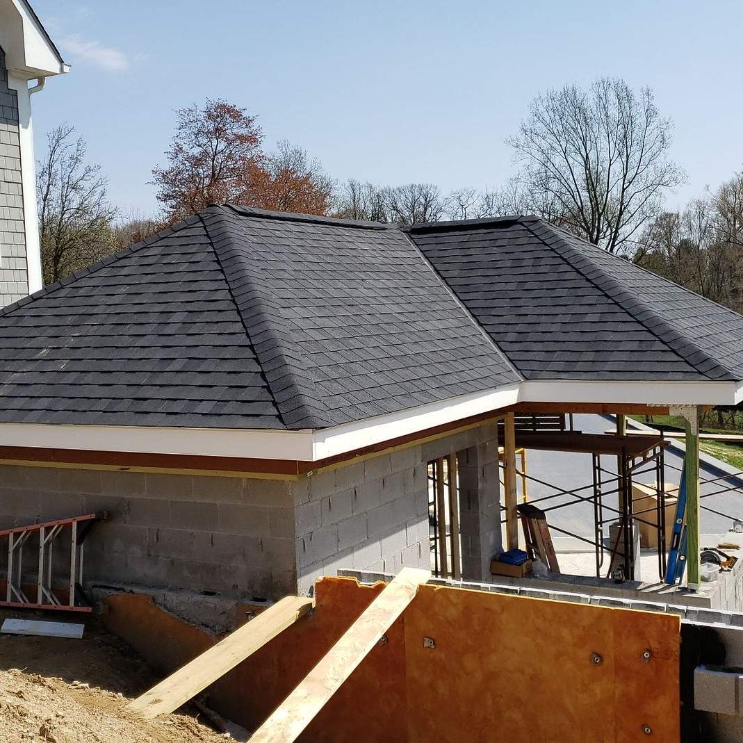Residential Roofing Installation using CertainTeed Landmark Lifetime Architectural Shingles in Moire black by Roof Right Inc