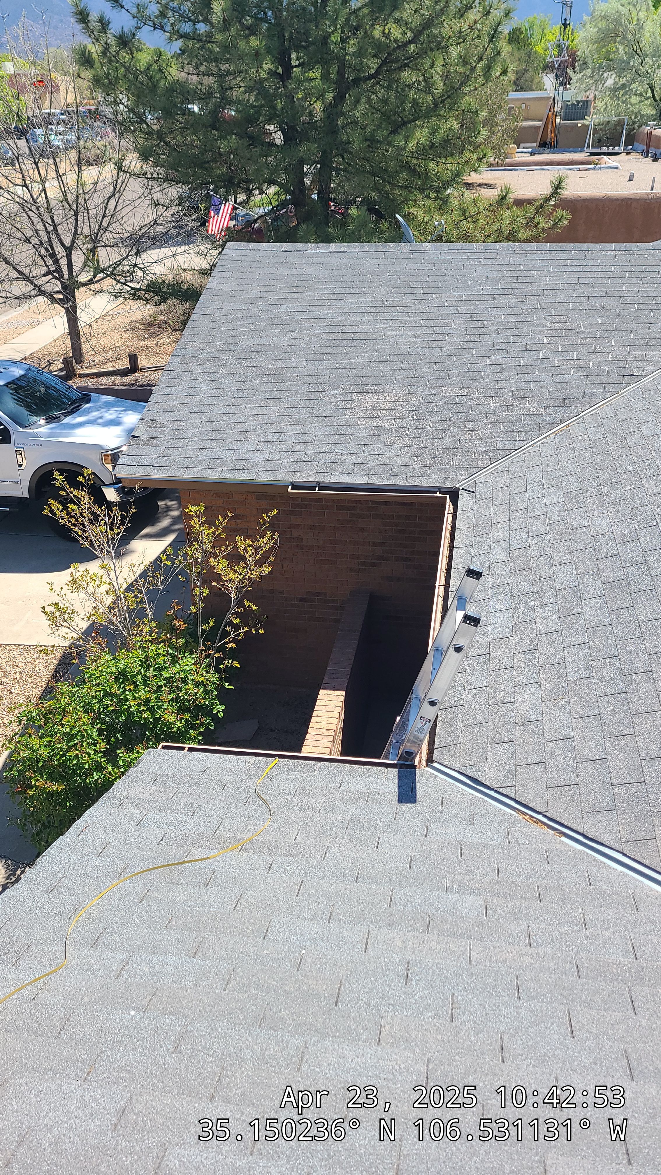 Owens Corning Estate Grey Duration shingle replacement in Albuquerque's Northeast Heights by Doyle Roof Masters Inc