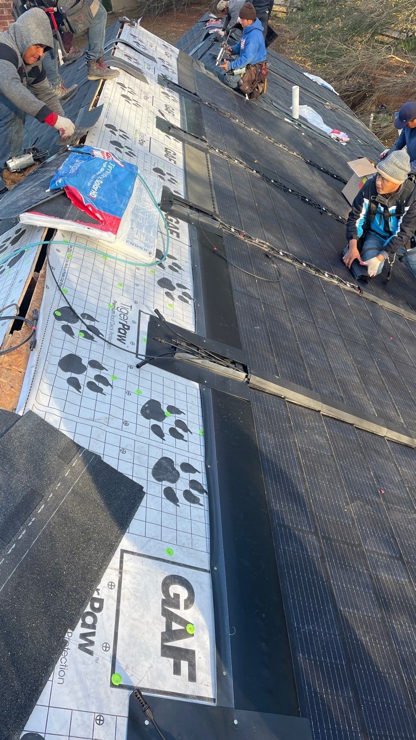 GAF Timberline Solar HD Installation by American Home Contractors