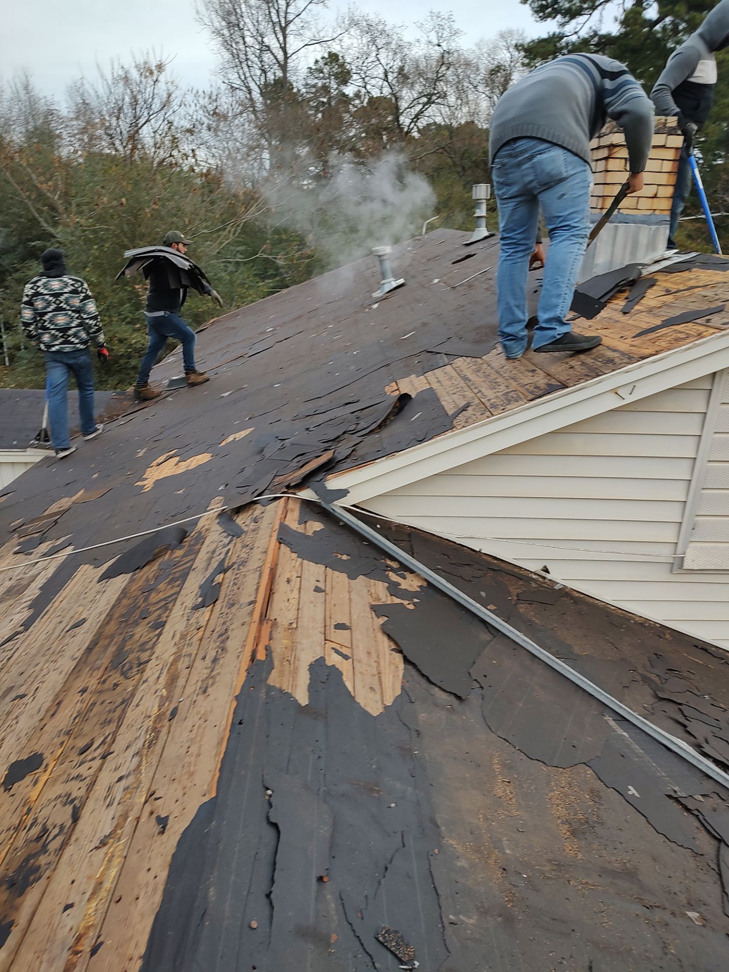 Residential Roofing Repair using Malarkey Highlander: Natural Wood by Hostetler Roofing